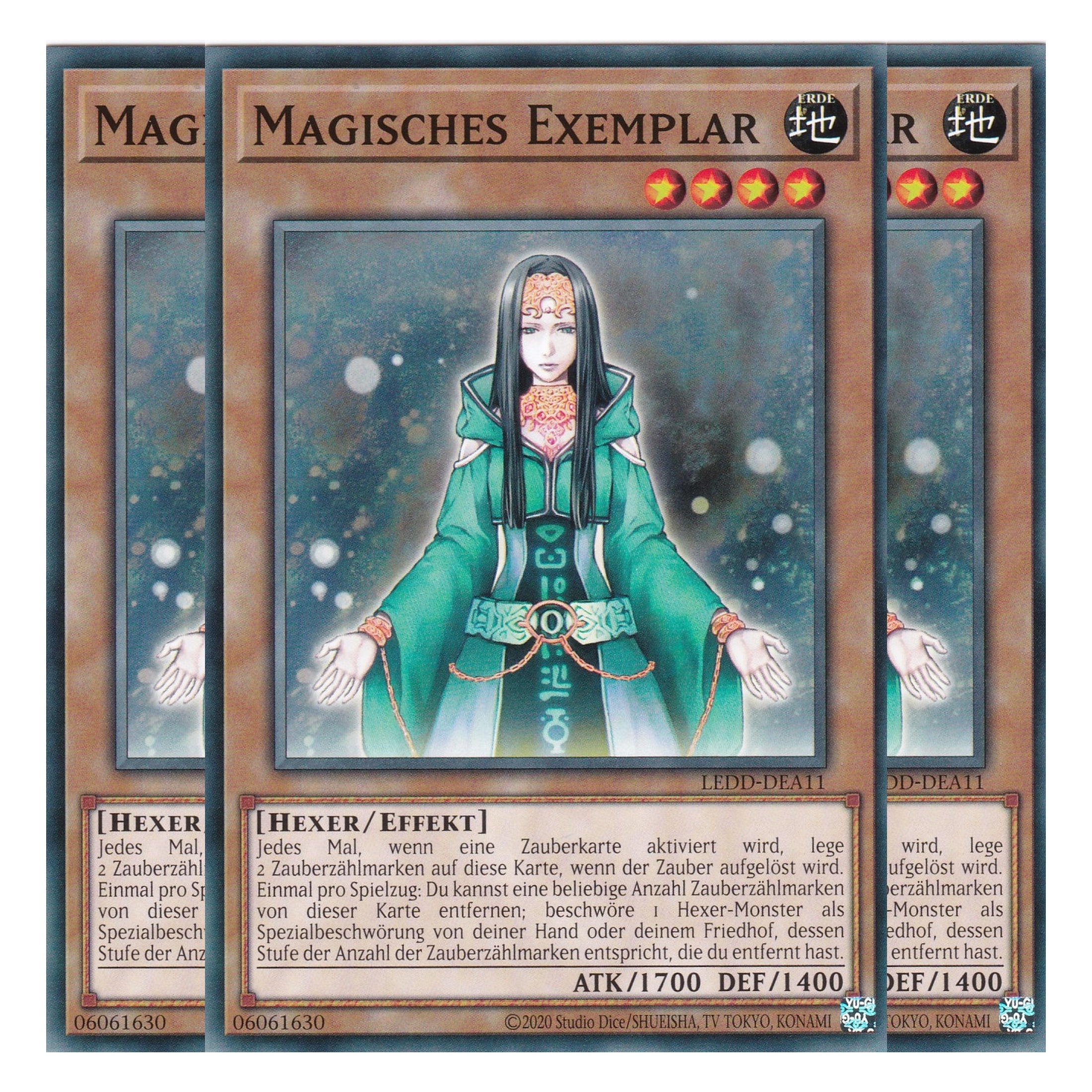 Magisches Exemplar - LEDD-DEA11 - Common - Deutsch - 1. Auflage  - Legendary Dragon Decks - Yu-Gi-Oh! - Playset (3 Kopien)