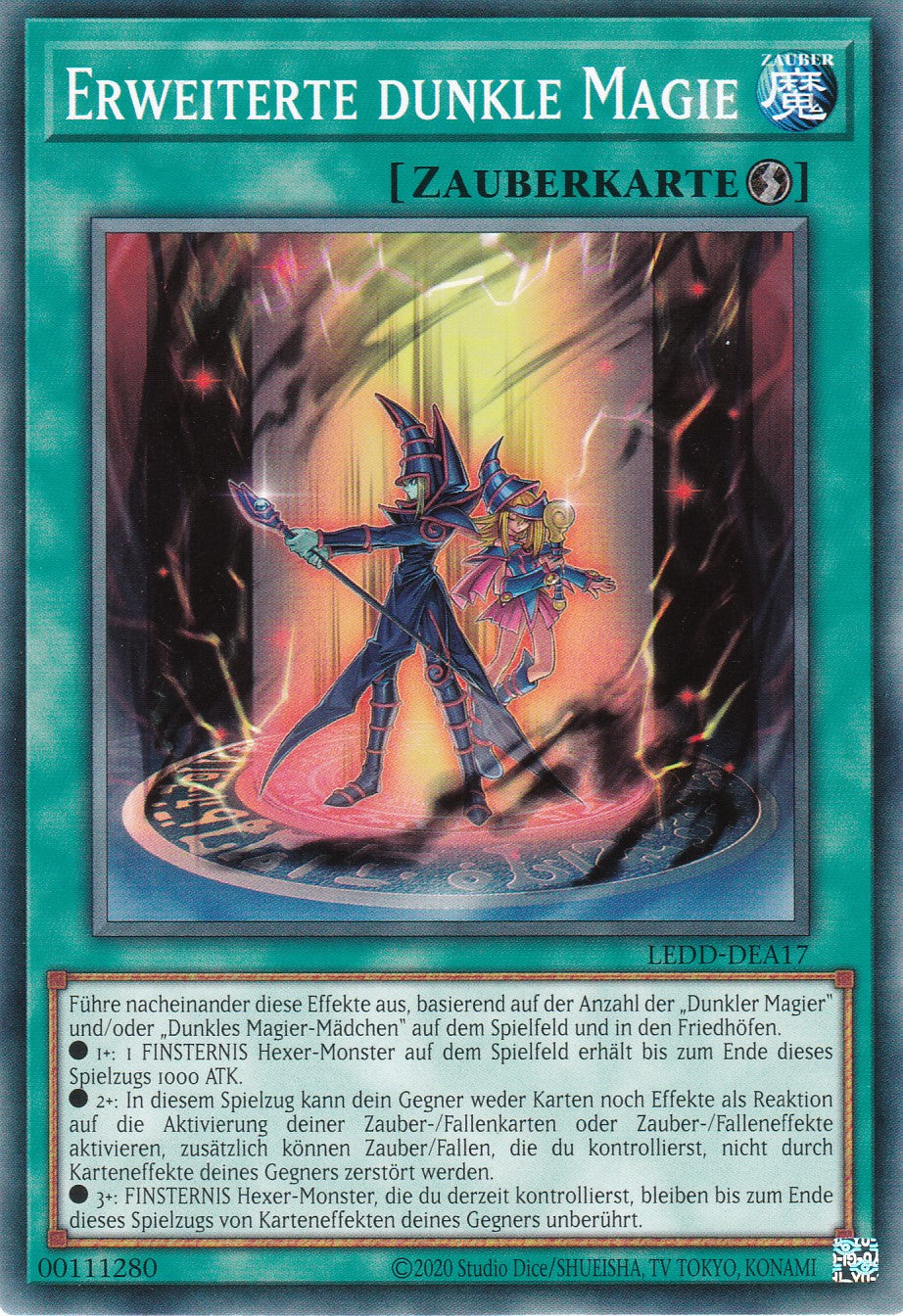 Erweiterte dunkle Magie - LEDD-DEA17 - Common - Deutsch - Unlimitierte Auflage - Legendary Dragon Decks