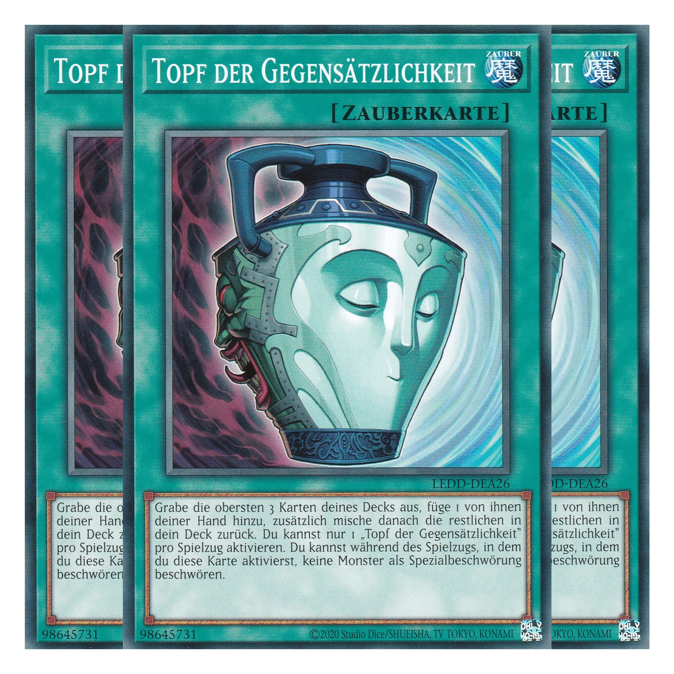 Topf der Gegensätzlichkeit - LEDD-DEA26 - Common - Deutsch - 1. Auflage  - Legendary Dragon Decks - Yu-Gi-Oh! - Playset (3 Kopien)
