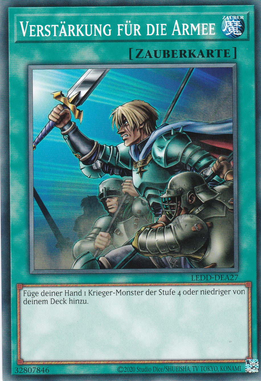 Verstärkung für die Armee - LEDD-DEA27 - Common - Deutsch - Unlimitierte Auflage - Legendary Dragon Decks