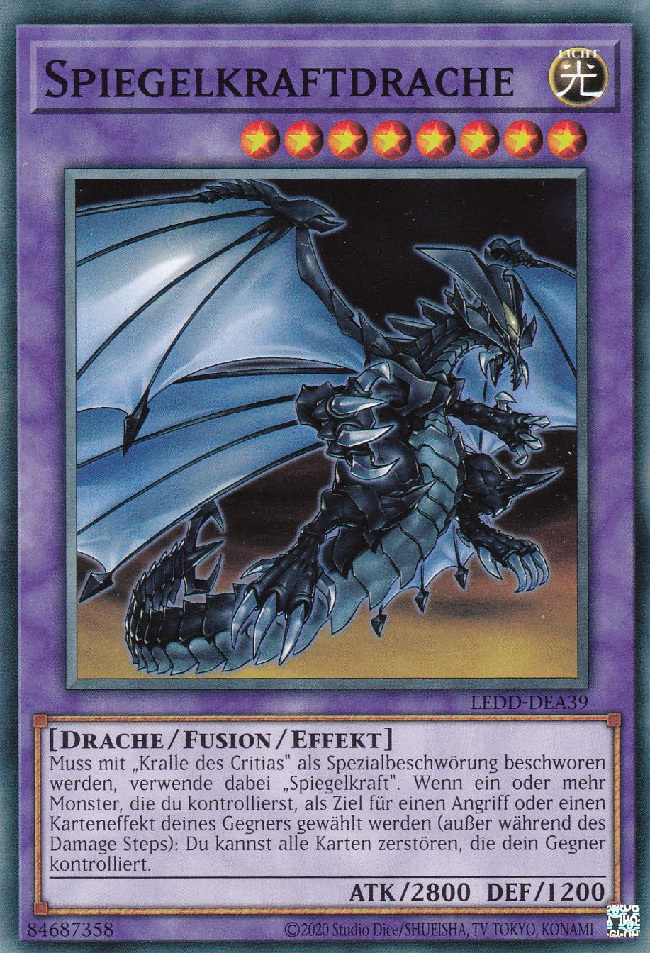 Spiegelkraftdrache - LEDD-DEA39 - Common - Deutsch - Unlimitierte Auflage - Legendary Dragon Decks