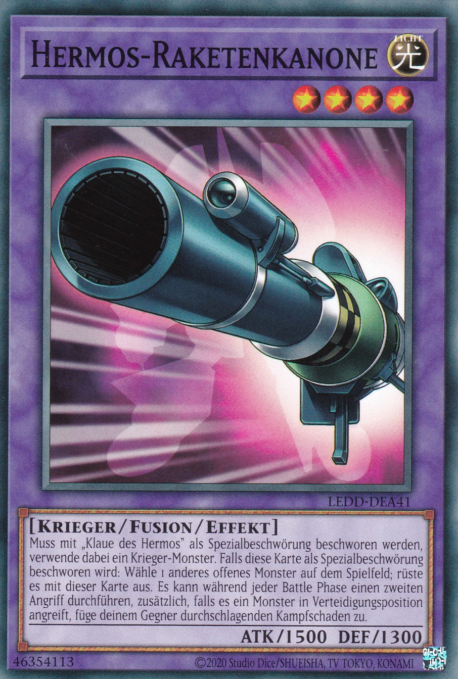 Hermos-Raketenkanone - LEDD-DEA41 - Common - Deutsch - Unlimitierte Auflage - Legendary Dragon Decks