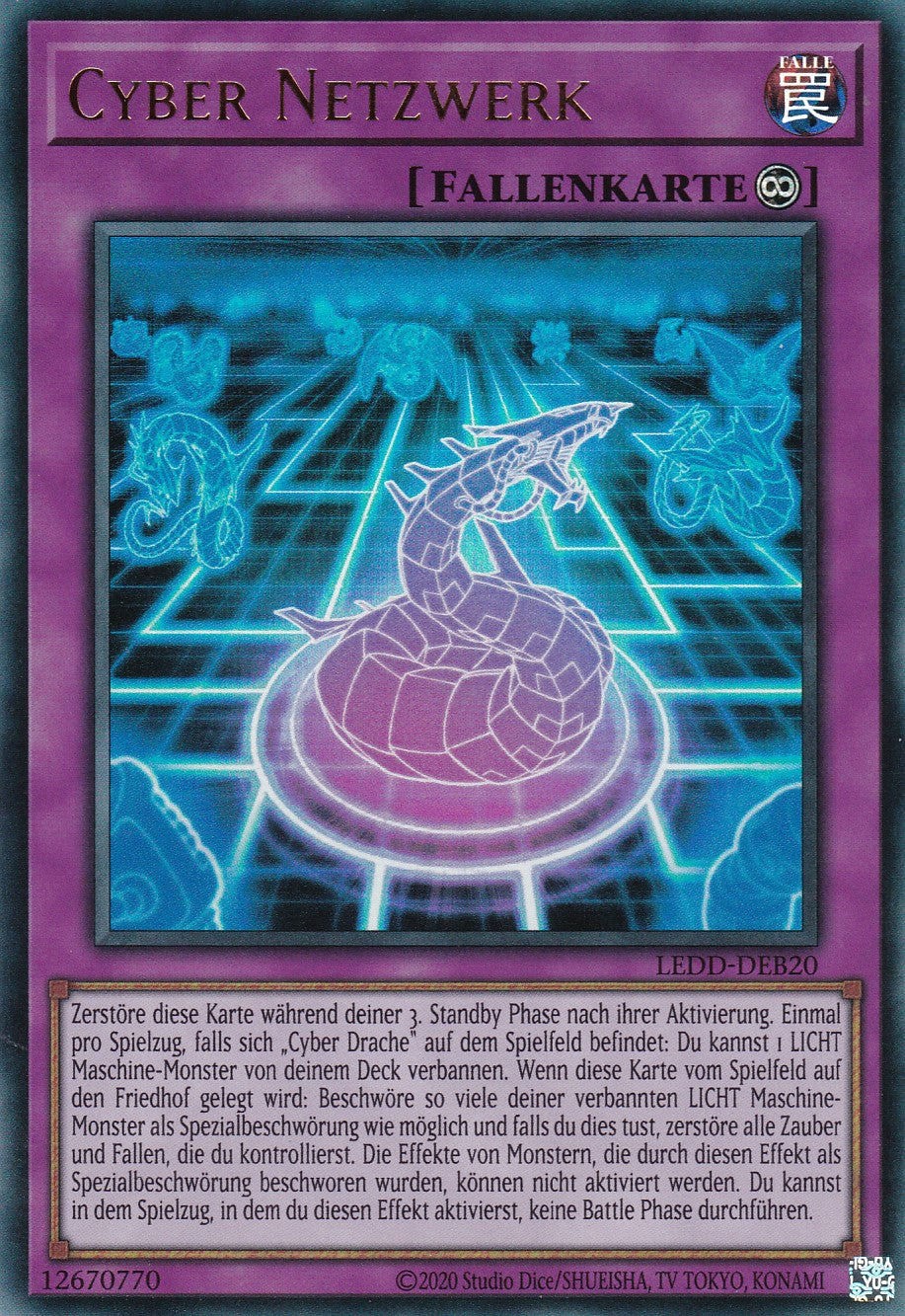 Cyber Netzwerk - LEDD-DEB20 - Common / Ultra Rare - Deutsch - Unlimitierte Auflage - Legendary Dragon Decks