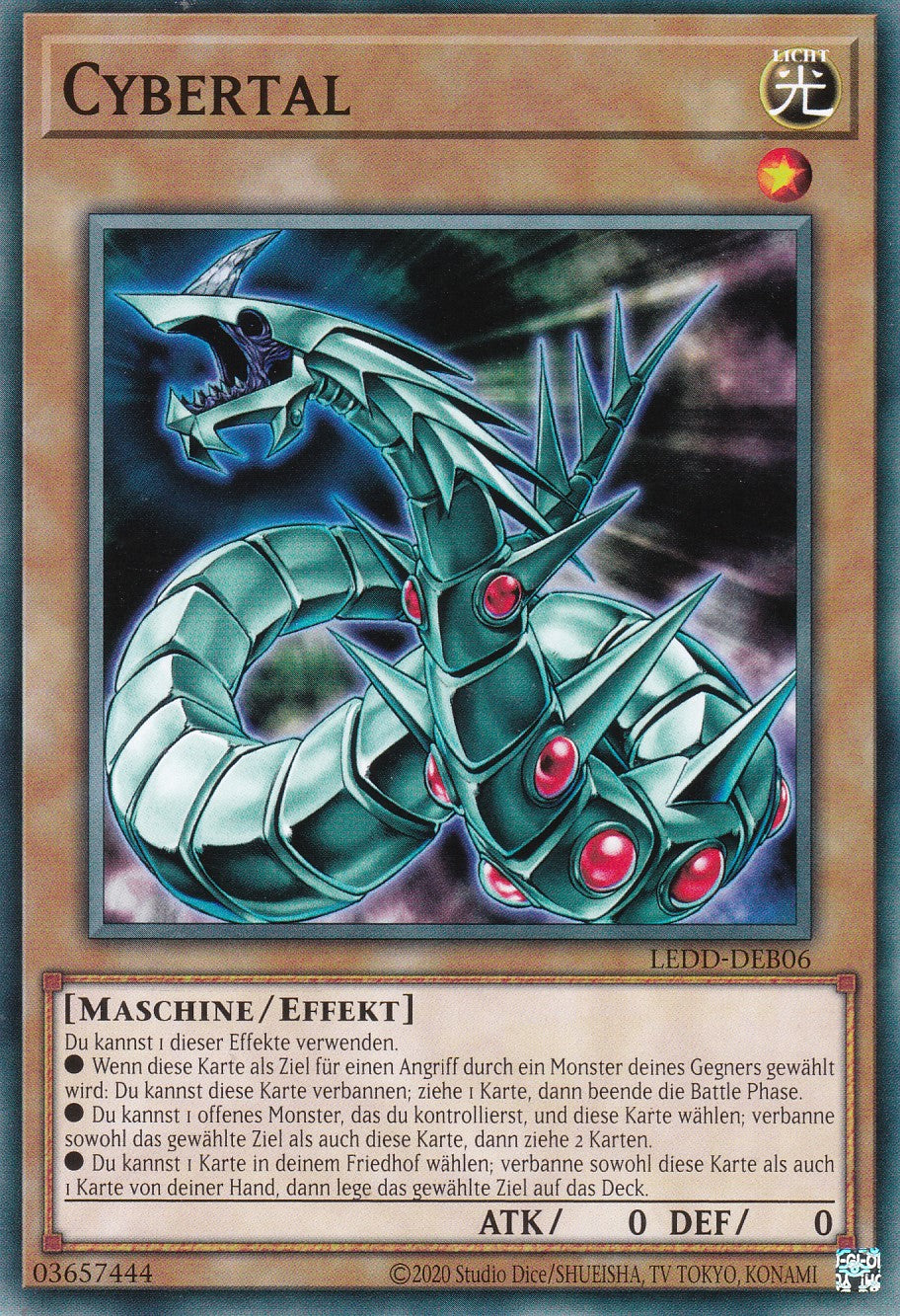 Cybertal - LEDD-DEB06 - Common - Deutsch - Unlimitierte Auflage - Legendary Dragon Decks