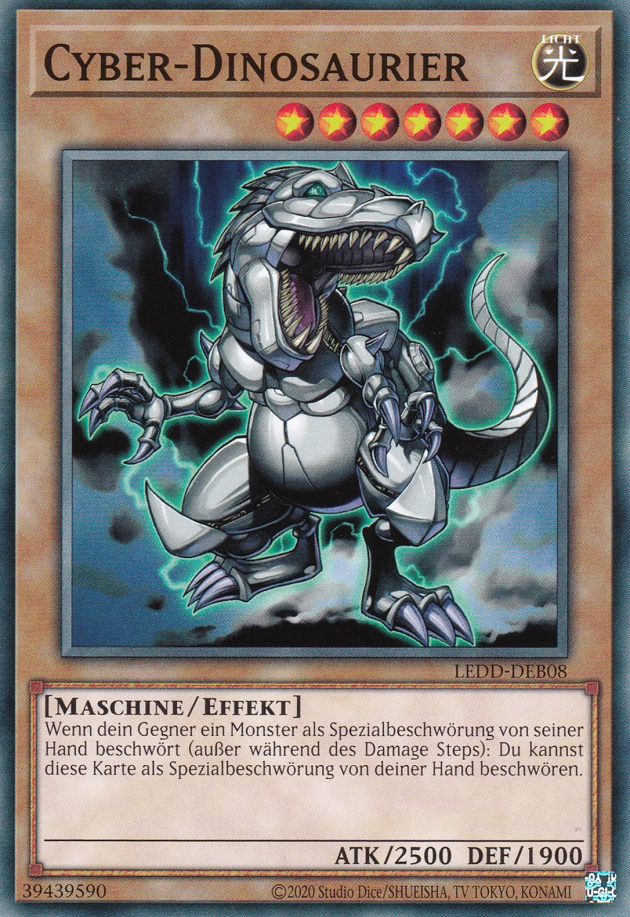 Cyber-Dinosaurier - LEDD-DEB08 - Common - Deutsch - Unlimitierte Auflage - Legendary Dragon Decks