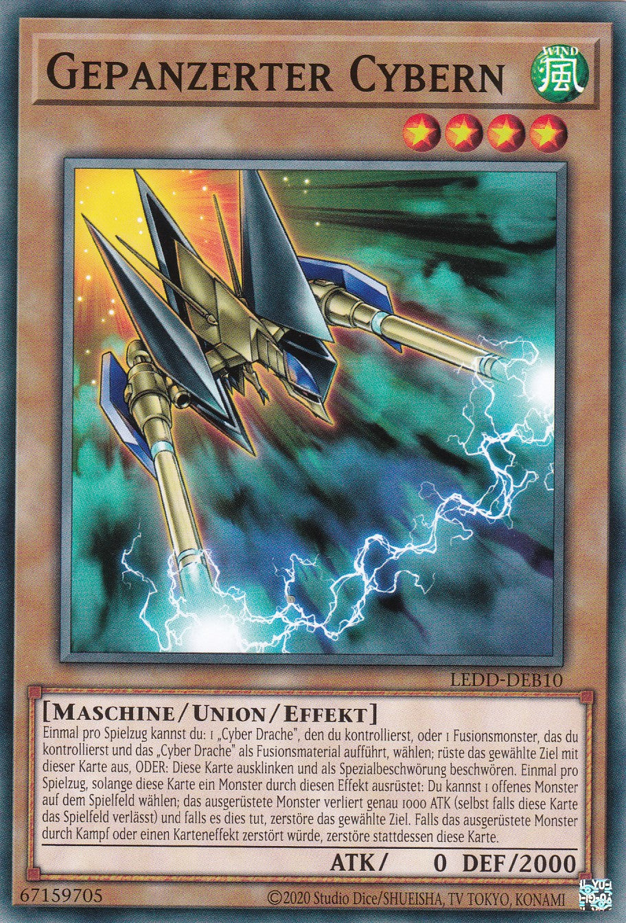 Gepanzerter Cybern - LEDD-DEB10 - Common - Deutsch - Unlimitierte Auflage - Legendary Dragon Decks