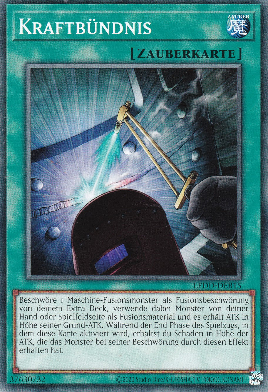 Kraftbündnis - LEDD-DEB15 - Common - Deutsch - Unlimitierte Auflage - Legendary Dragon Decks