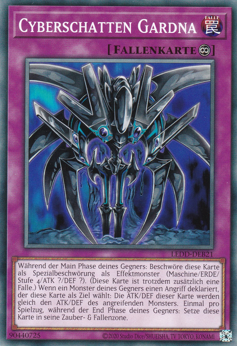 Cyberschatten Gardna - LEDD-DEB21 - Common - Deutsch - Unlimitierte Auflage - Legendary Dragon Decks