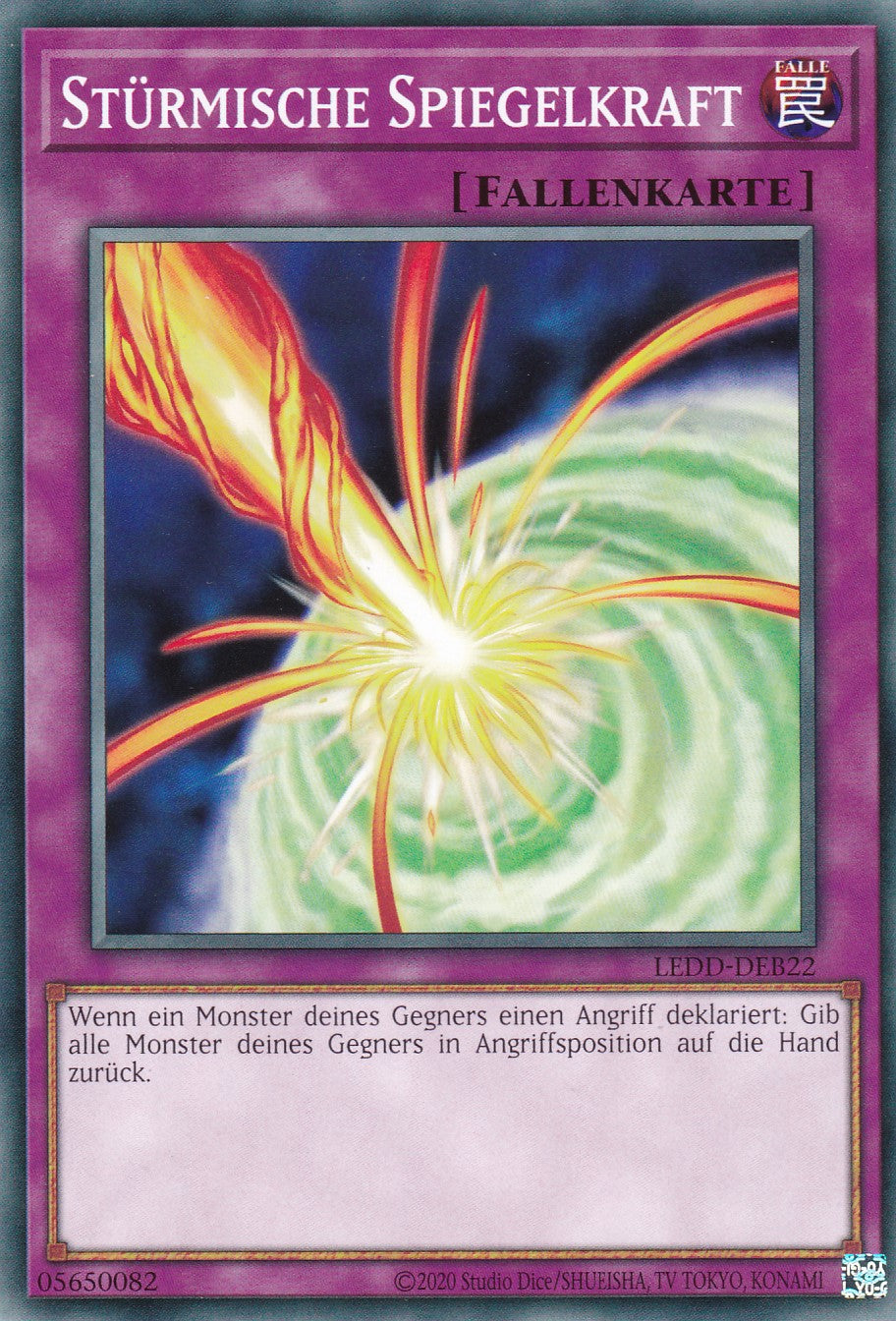 Stürmische Spiegelkraft - LEDD-DEB22 - Common - Deutsch - Unlimitierte Auflage - Legendary Dragon Decks