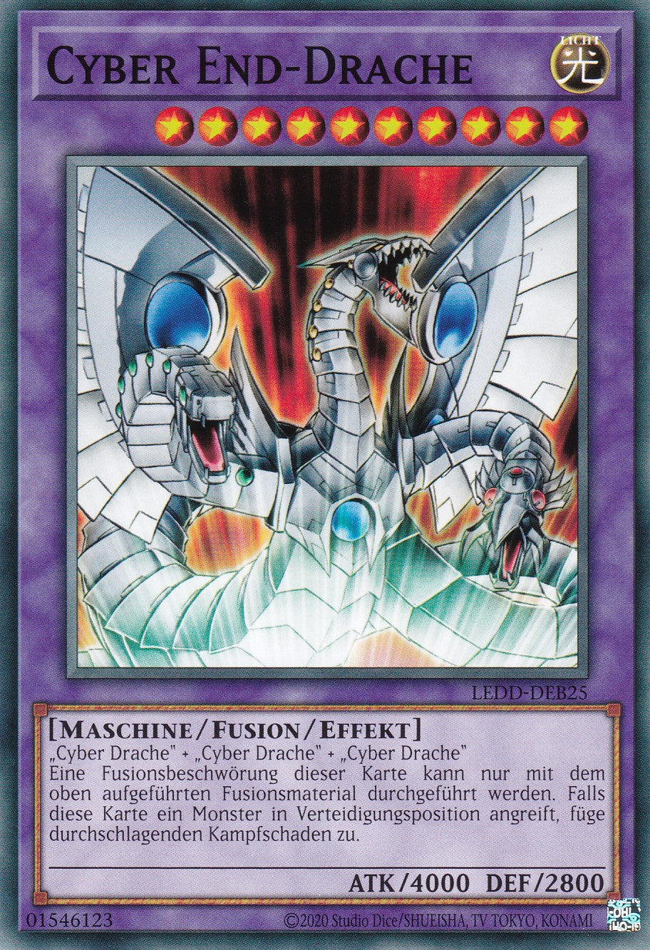 Cyber End-Drache - LEDD-DEB25 - Common - Deutsch - Unlimitierte Auflage - Legendary Dragon Decks