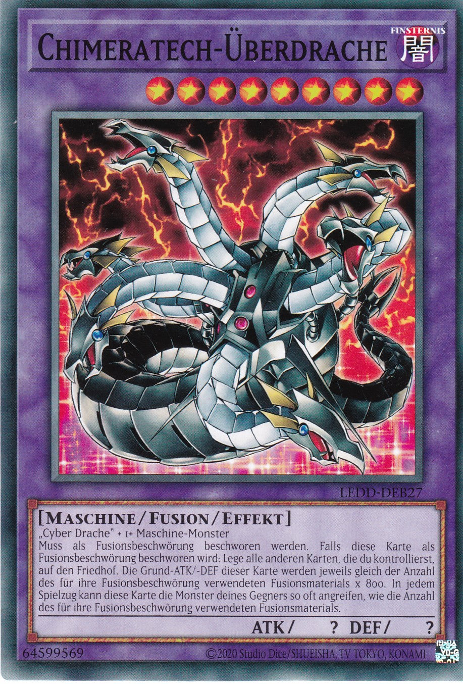 Chimeratech-Überdrache - LEDD-DEB27 - Common - Deutsch - Unlimitierte Auflage - Legendary Dragon Decks