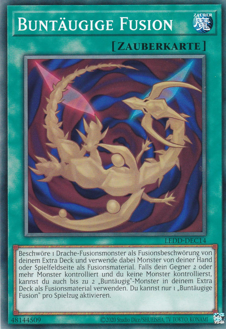 Buntäugige Fusion - LEDD-DEC14 - Common - Deutsch - Unlimitierte Auflage - Legendary Dragon Decks