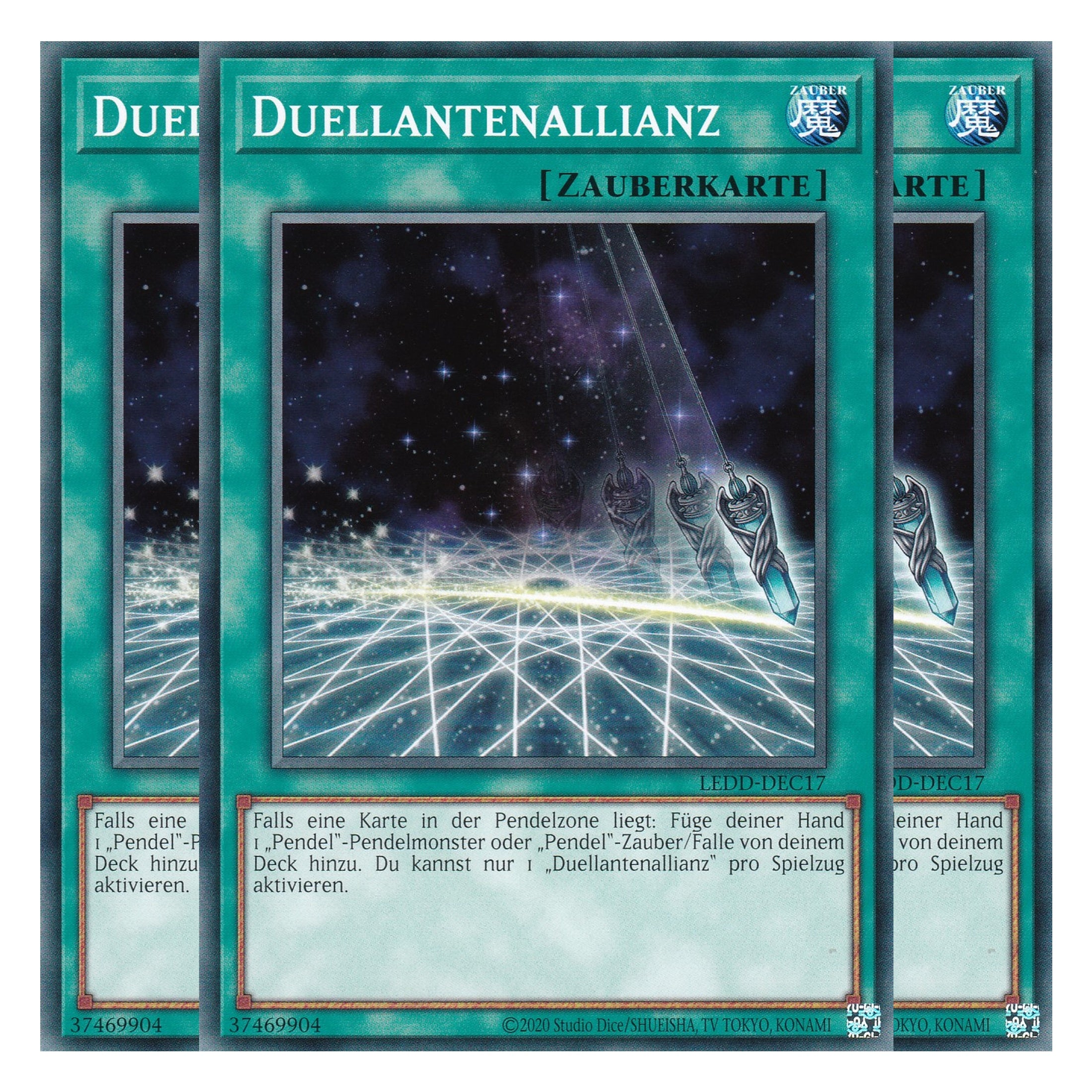 Duellantenallianz - LEDD-DEC17 - Common - Deutsch - 1. Auflage  - Legendary Dragon Decks - Yu-Gi-Oh! - Playset (3 Kopien)