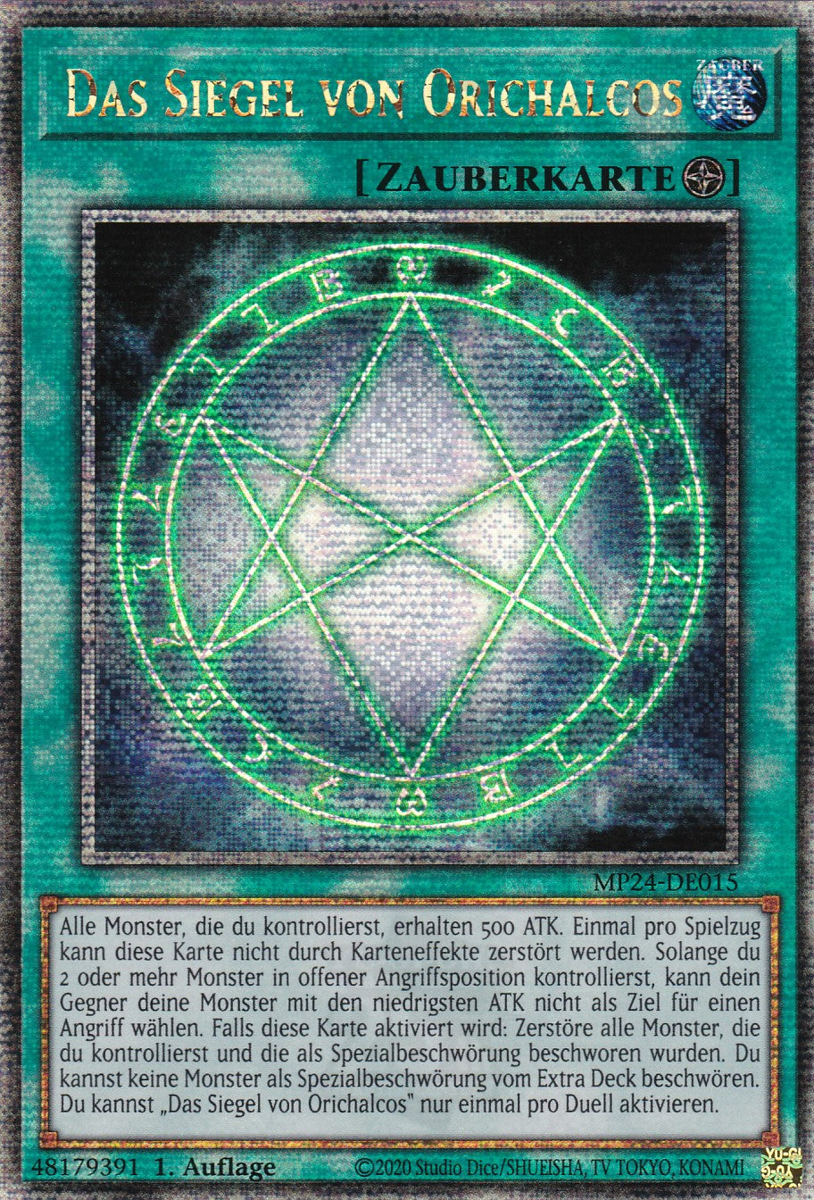 Das Siegel von Orichalcos - MP24-DE015 - Quarter Century Secret Rare - Deutsch - 1. Auflage - 25th Anniversary Tin: Dueling Mirrores