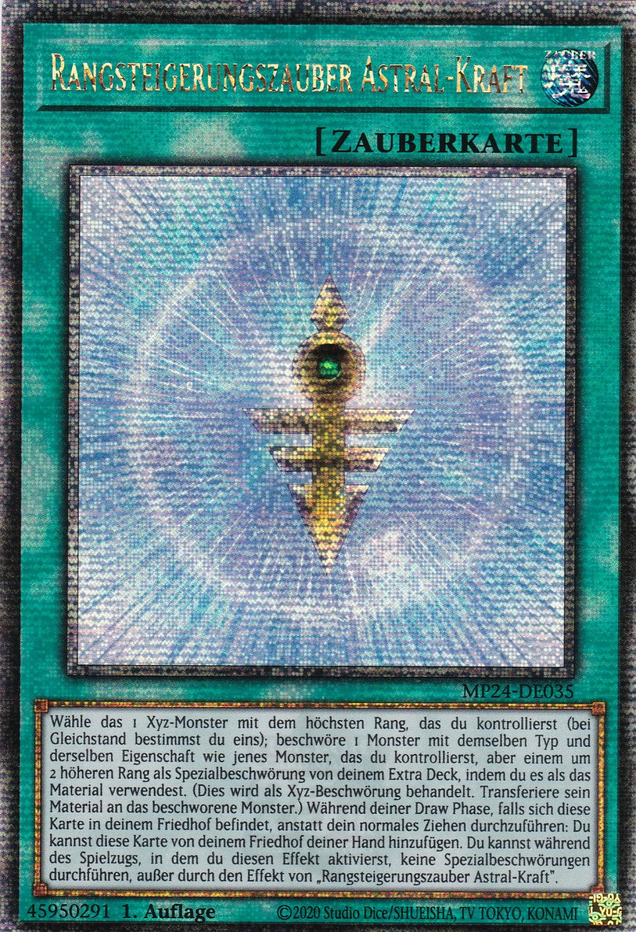 Rangsteigerungszauber Astral-Kraft - MP24-DE035 - Quarter Century Secret Rare - Deutsch - 1. Auflage - 25th Anniversary Tin: Dueling Mirrores