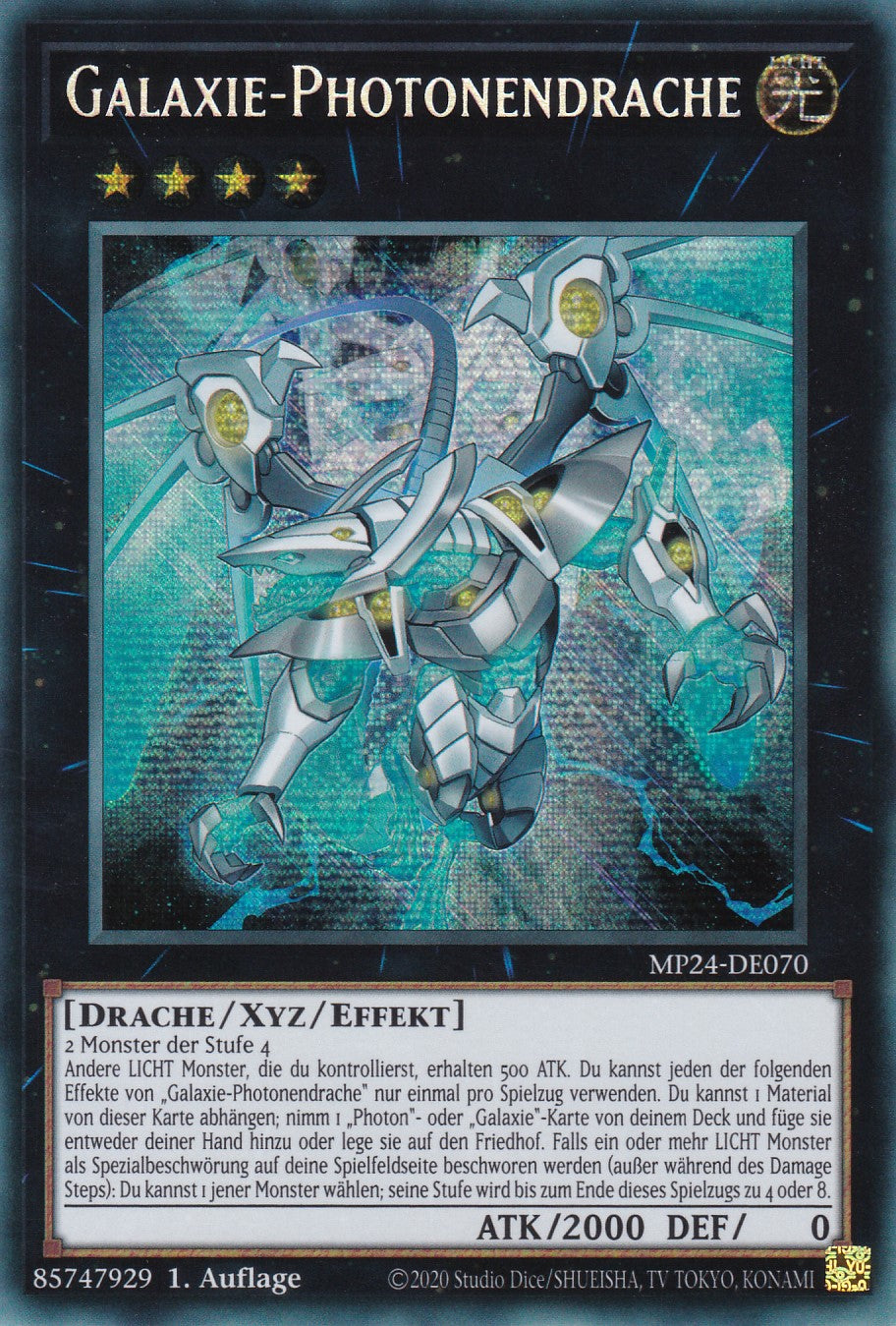 Galaxie-Photonendrache - MP24-DE070 - Secret Rare - Deutsch - 1. Auflage - 25th Anniversary Tin: Dueling Mirrores