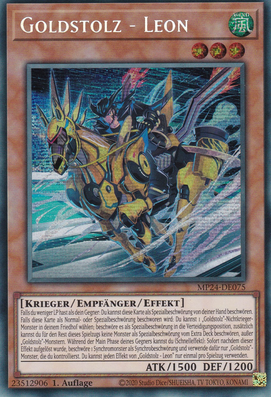 Goldstolz - Leon - MP24-DE075 - Secret Rare - Deutsch - 1. Auflage - 25th Anniversary Tin: Dueling Mirrores