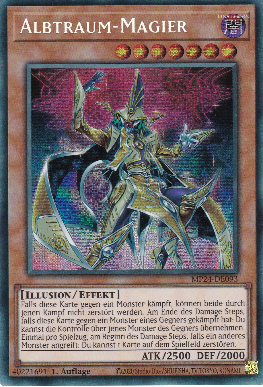 Albtraum-Magier - MP24-DE093 - Secret Rare - Deutsch - 1. Auflage - 25th Anniversary Tin: Dueling Mirrores