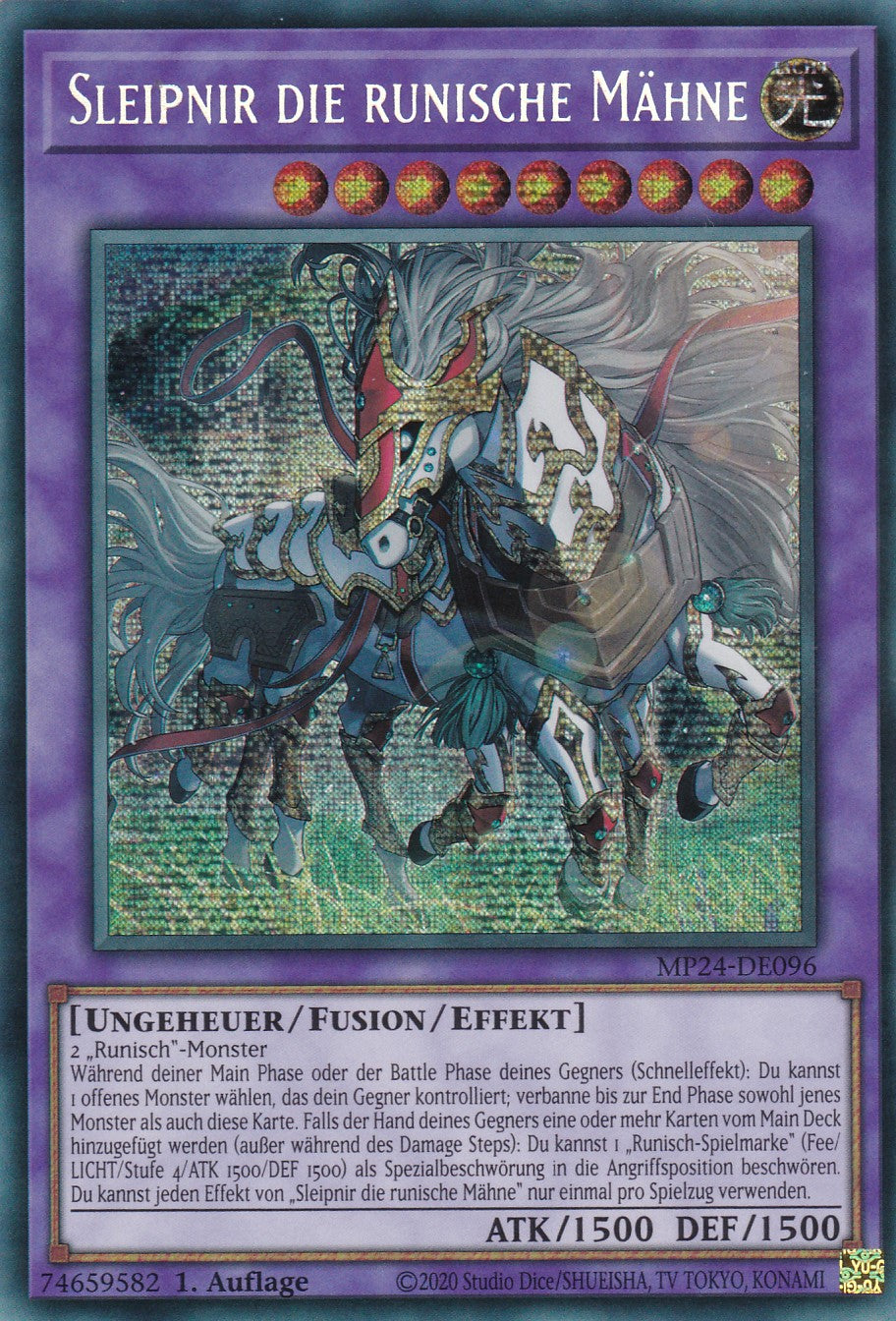 Sleipnir die runische Mähne - MP24-DE096 - Secret Rare - Deutsch - 1. Auflage - 25th Anniversary Tin: Dueling Mirrores