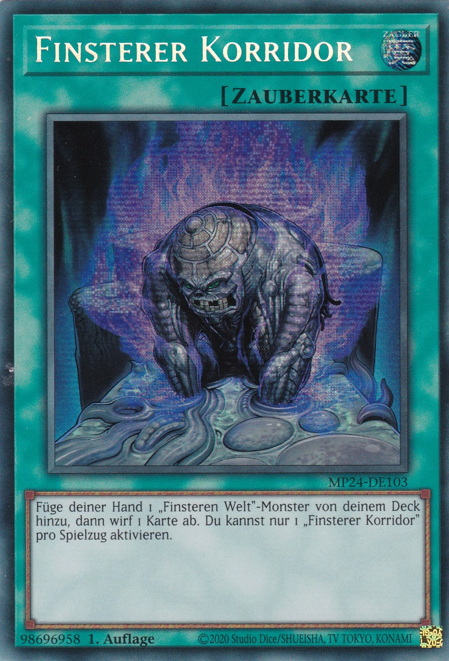 Finsterer Korridor - MP24-DE103 - Secret Rare - Deutsch - 1. Auflage - 25th Anniversary Tin: Dueling Mirrores