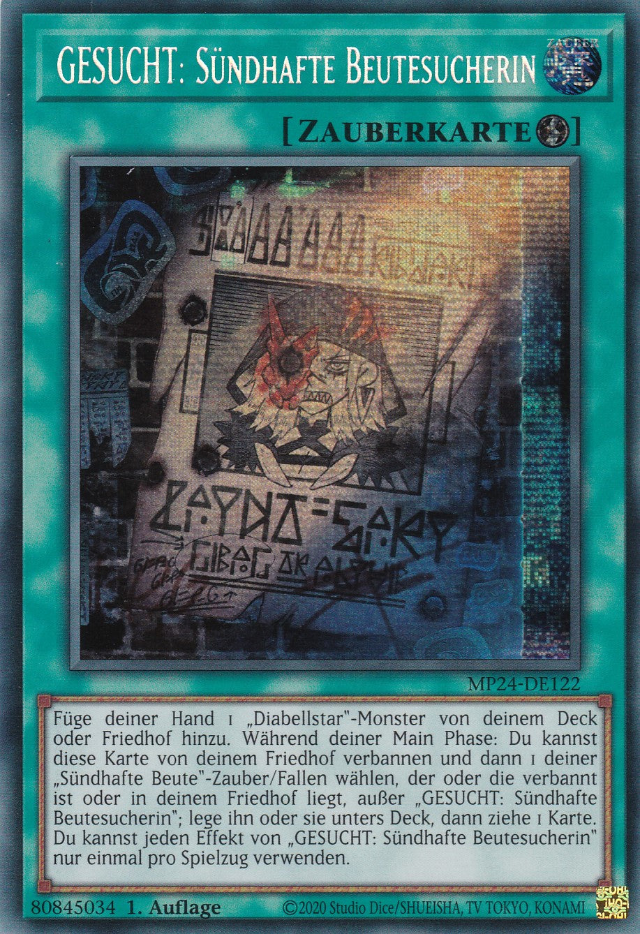 GESUCHT: Sündhafte Beutesucherin - MP24-DE122 - Secret Rare - Deutsch - 1. Auflage - 25th Anniversary Tin: Dueling Mirrores