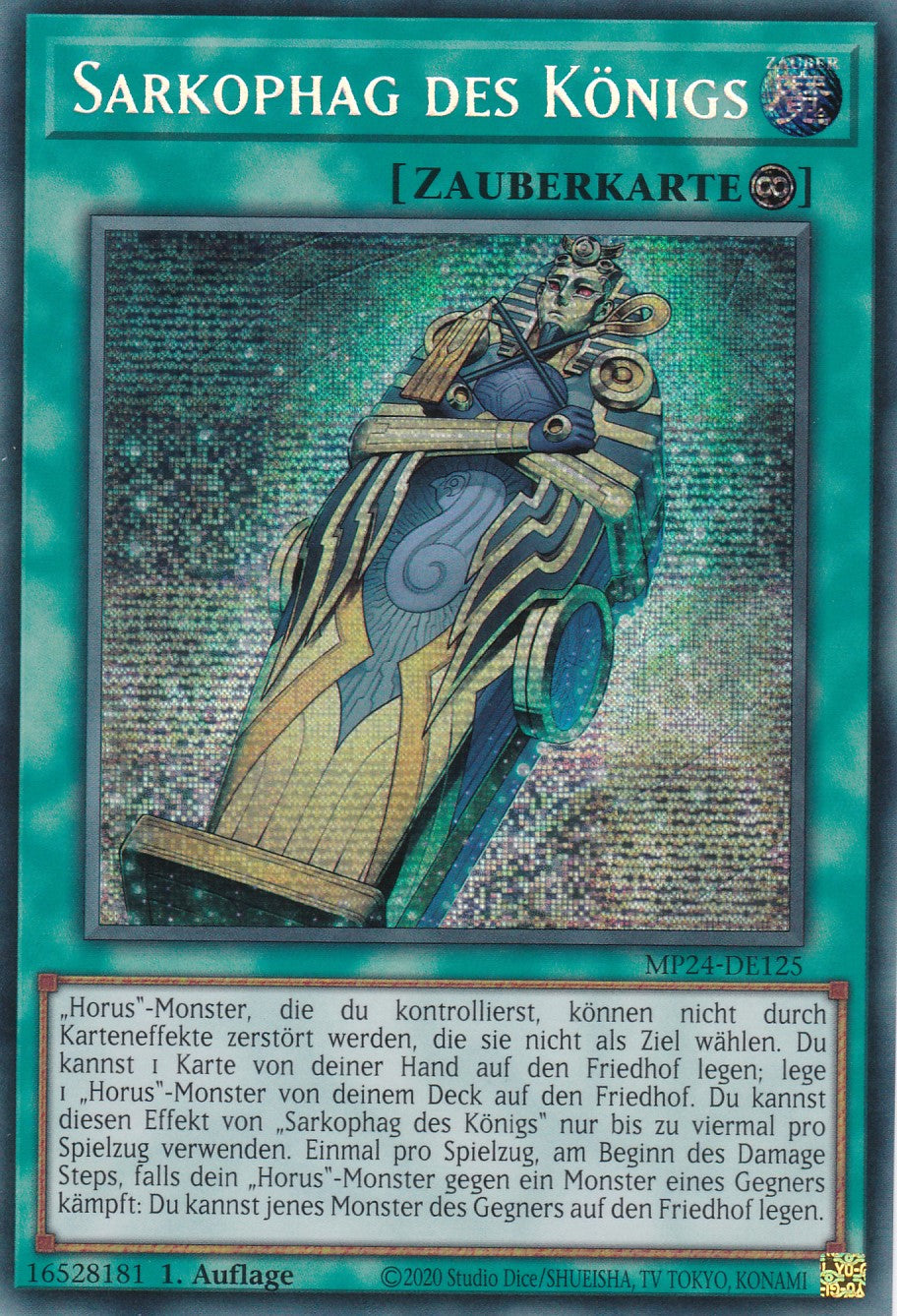 Sarkophag des Königs - MP24-DE125 - Secret Rare - Deutsch - 1. Auflage - 25th Anniversary Tin: Dueling Mirrores