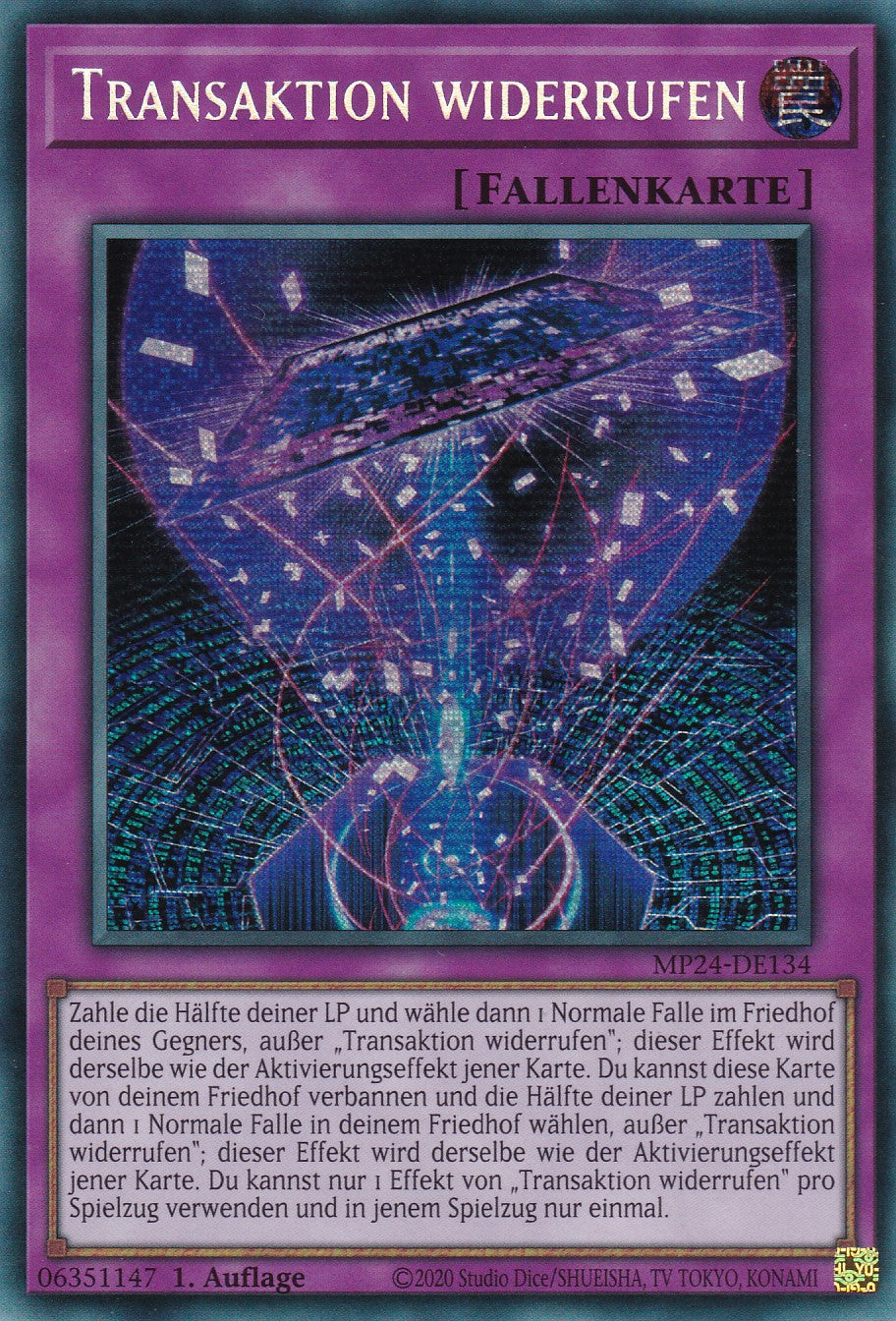 Transaktion widerrufen - MP24-DE134 - Secret Rare - Deutsch - 1. Auflage - 25th Anniversary Tin: Dueling Mirrores