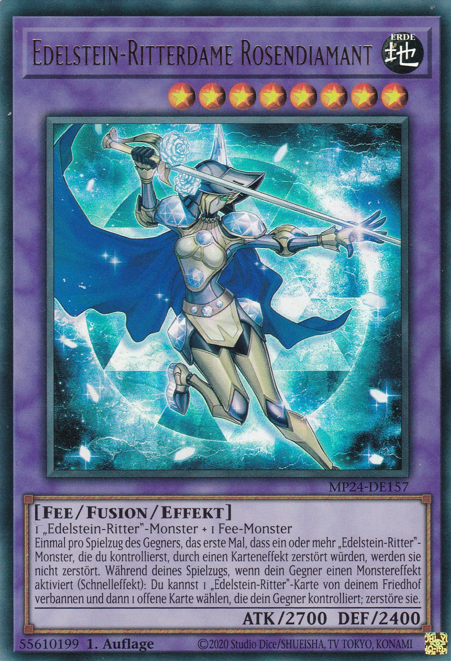Edelstein-Ritterdame Rosendiamant - MP24-DE157 - Ultra Rare - Deutsch - 1. Auflage - 25th Anniversary Tin: Dueling Mirrores