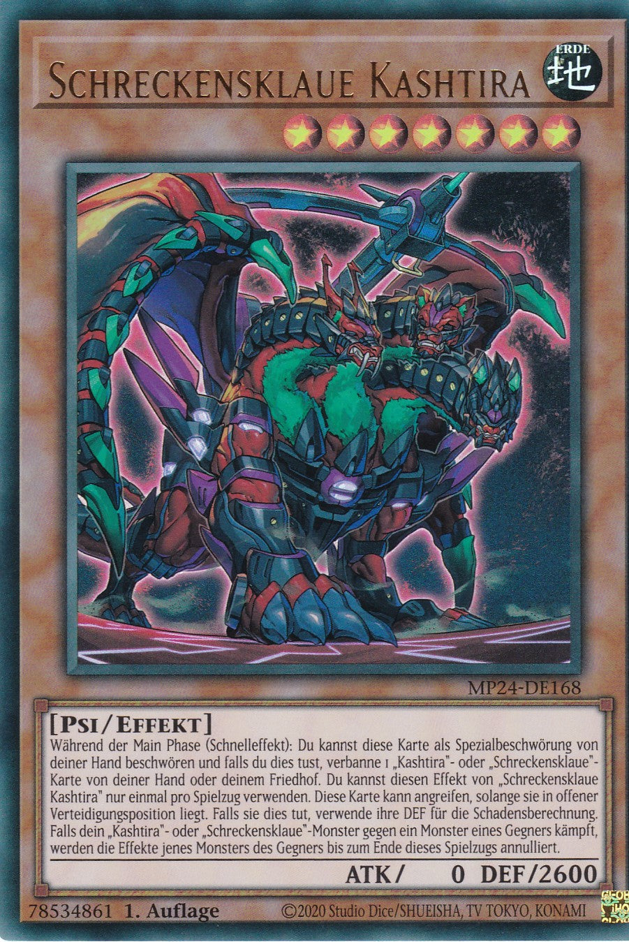 Schreckensklaue Kashtira - MP24-DE168 - Ultra Rare - Deutsch - 1. Auflage - 25th Anniversary Tin: Dueling Mirrores