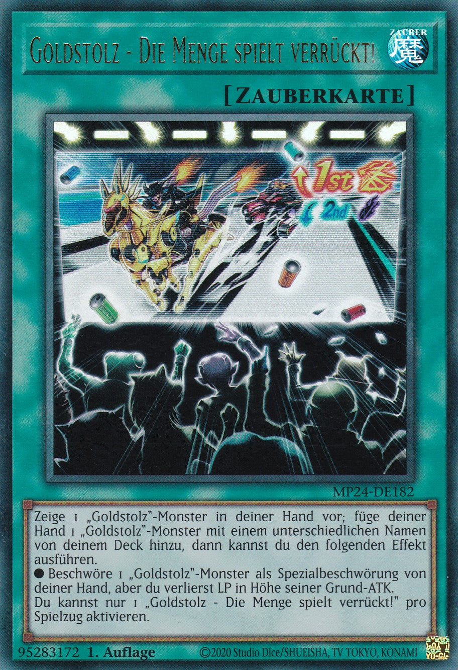 Goldstolz - Die Menge spielt verrückt! - MP24-DE182 - Ultra Rare - Deutsch - 1. Auflage - 25th Anniversary Tin: Dueling Mirrores