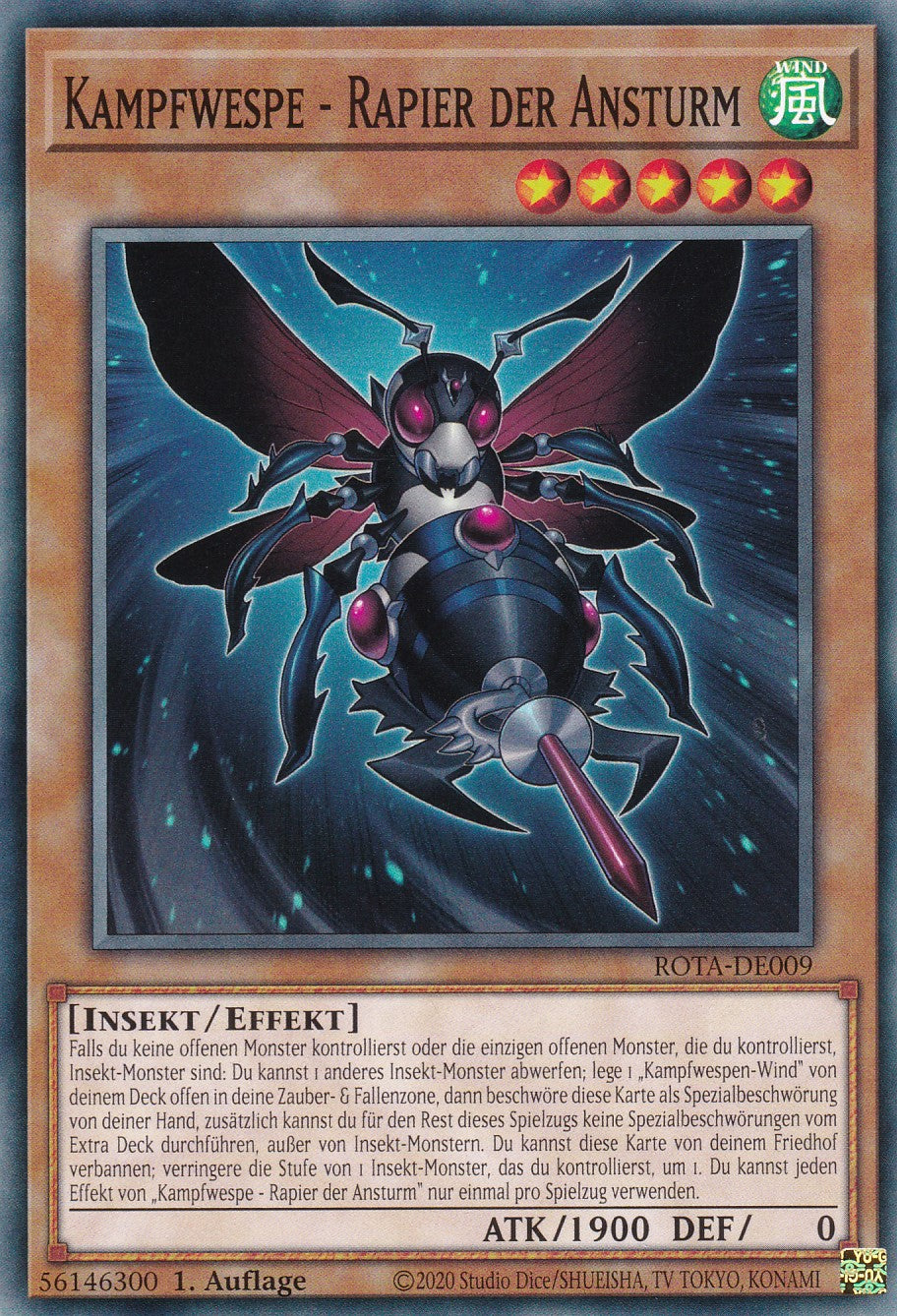 Kampfwespe - Rapier der Ansturm - ROTA-DE009 - Common - Deutsch - 1. Auflage - Rage of the Abyss