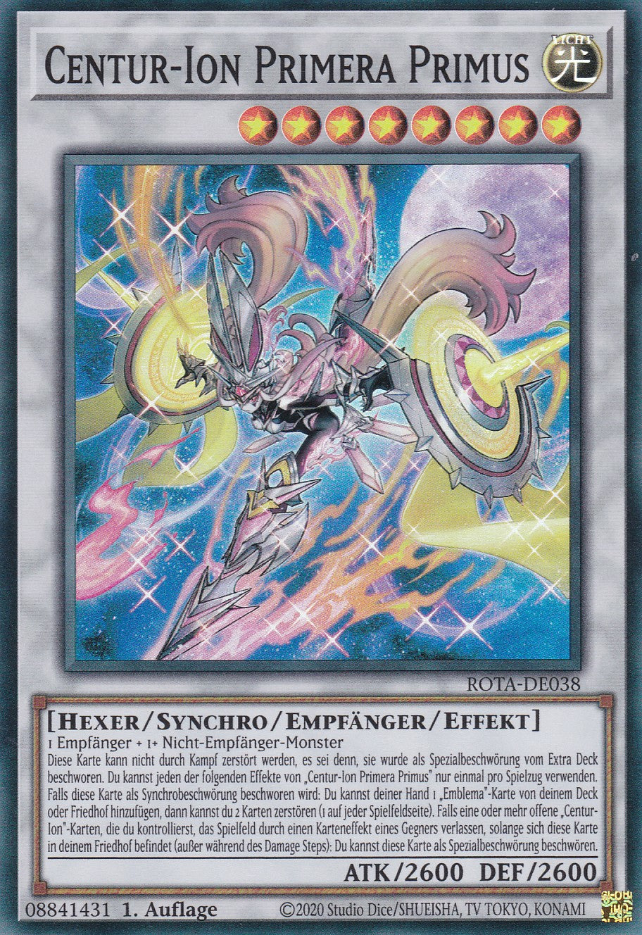 Centur-Ion Primera Primus - ROTA-DE038 - Super Rare - Deutsch - 1. Auflage - Rage of the Abyss