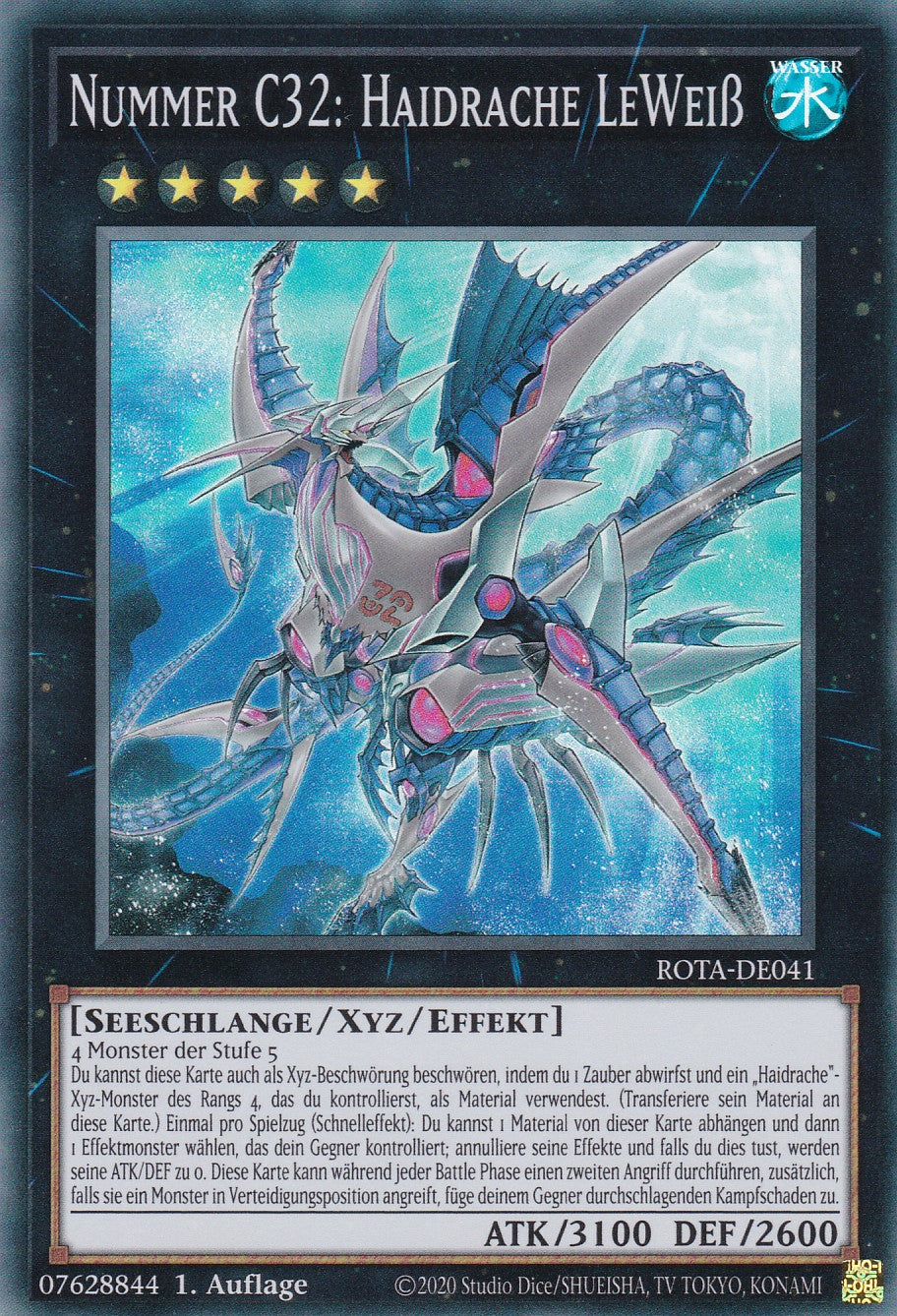 Nummer C32: Haidrache LeWeiß - ROTA-DE041 - Super Rare - Deutsch - 1. Auflage - Rage of the Abyss