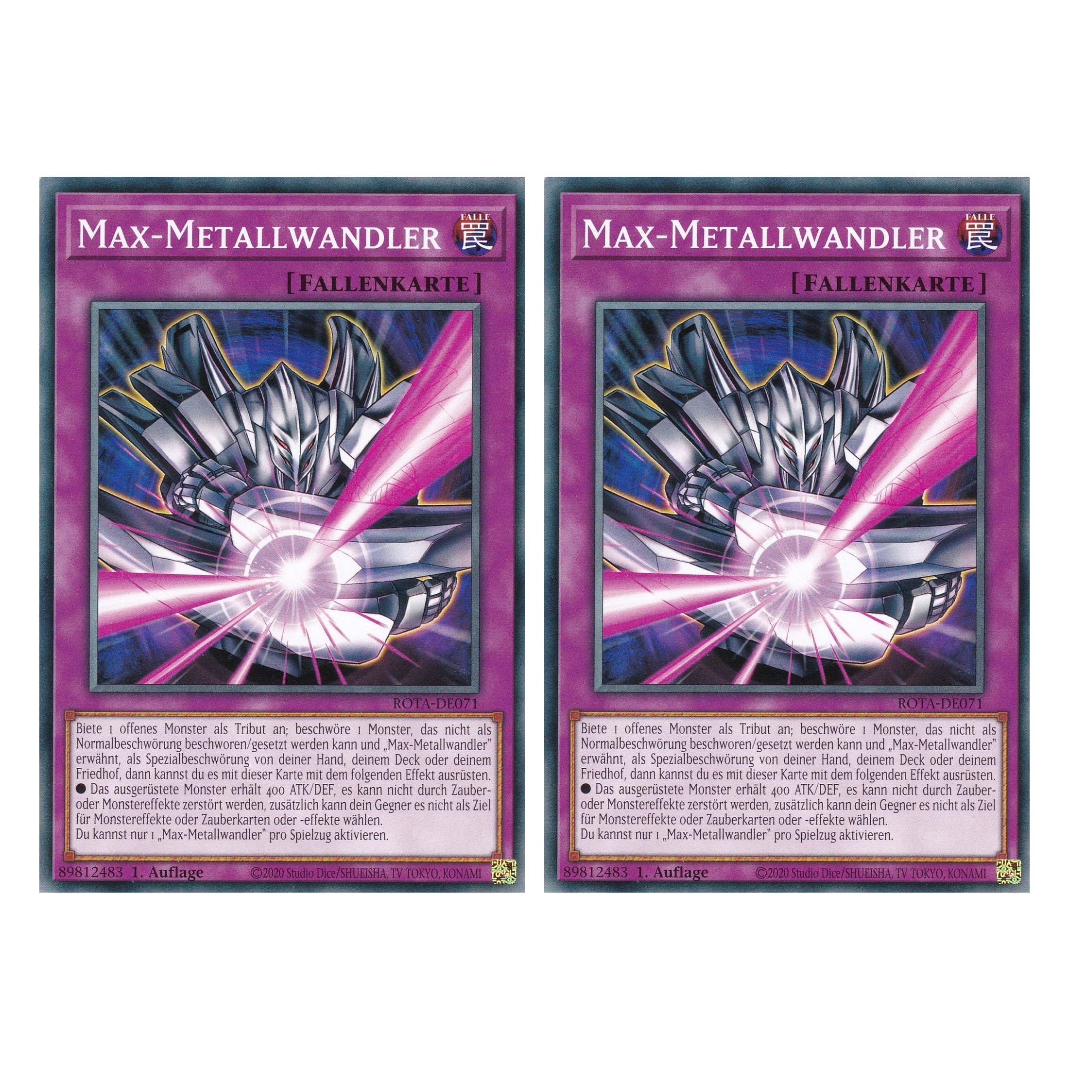Max-Metallwandler - ROTA-DE071 - Common - Deutsch - 1. Auflage - Rage of the Abyss - Duo Set (2 Stück) - Yu-Gi-Oh!