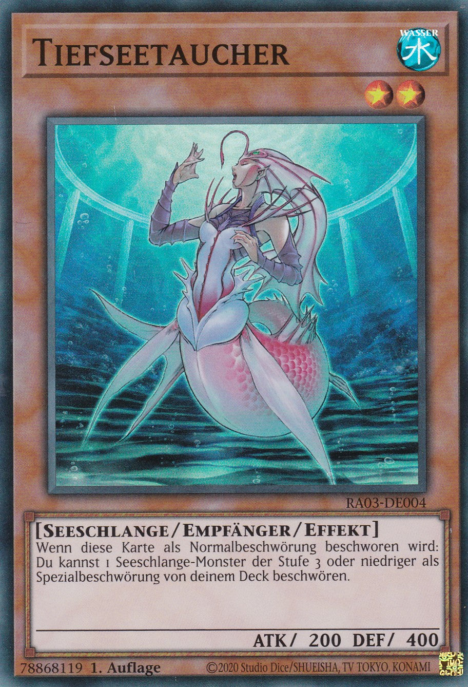 Tiefseetaucher - RA03-DE004 - Super Rare - Deutsch - 1. Auflage - Quarter Century Bonanza