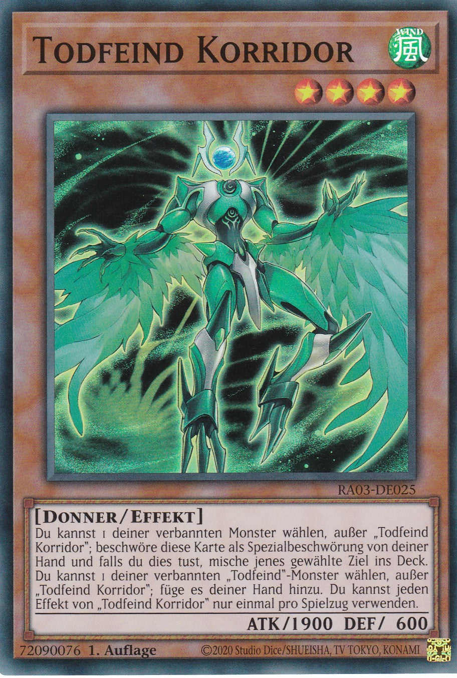 Todfeind Korridor - RA03-DE025 - Super Rare - Deutsch - 1. Auflage - Quarter Century Bonanza