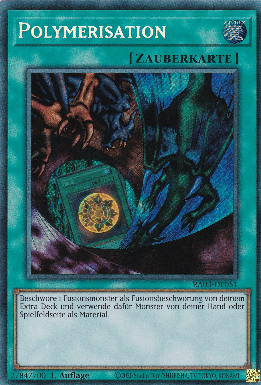 Polymerisation - RA03-DE051 - Secret Rare - Deutsch - 1. Auflage - Quarter Century Bonanza