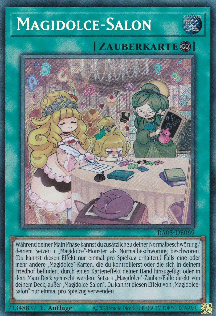 Magidolce-Salon - RA03-DE069 - Secret Rare - Deutsch - 1. Auflage - Quarter Century Bonanza