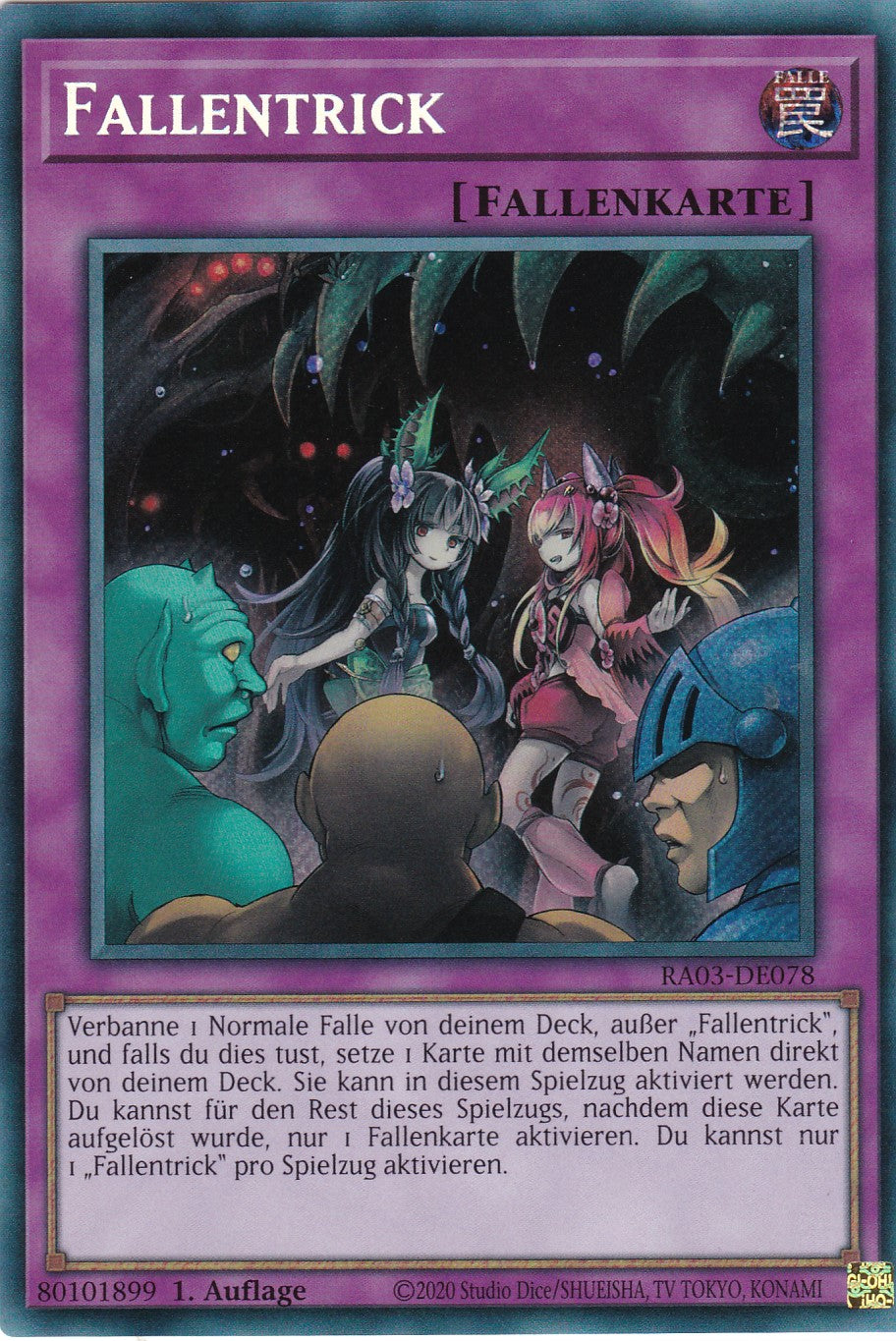 Fallentrick - RA03-DE078 - Secret Rare - Deutsch - 1. Auflage - Quarter Century Bonanza