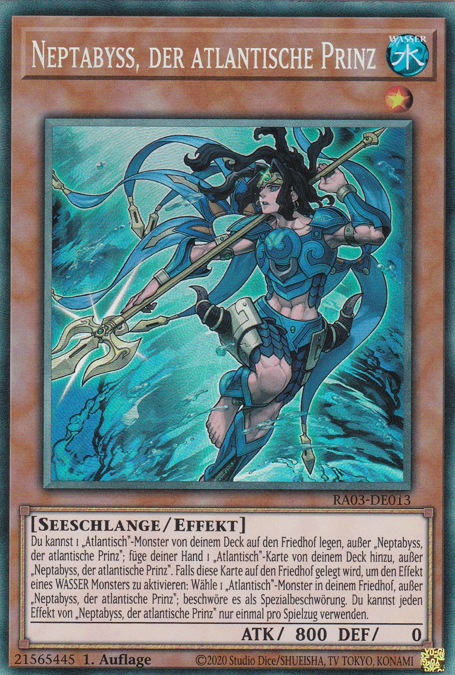 Neptabyss, der atlantische Prinz - RA03-DE013 - Collector Rare - Deutsch - 1. Auflage - Quarter Century Bonanza