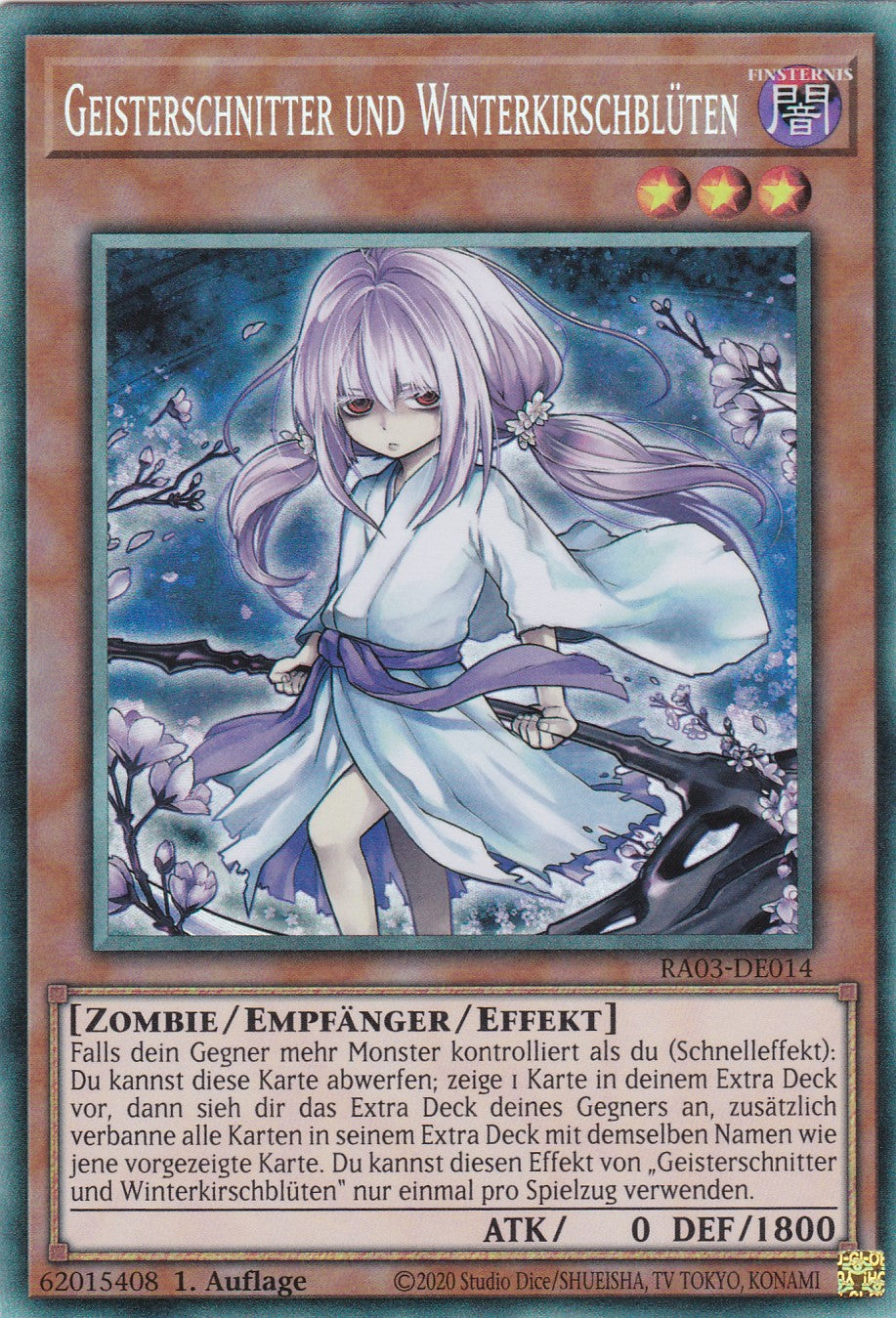 Geisterschnitter und Winterkirschblüten - RA03-DE014 - Collector Rare - Deutsch - 1. Auflage - Quarter Century Bonanza