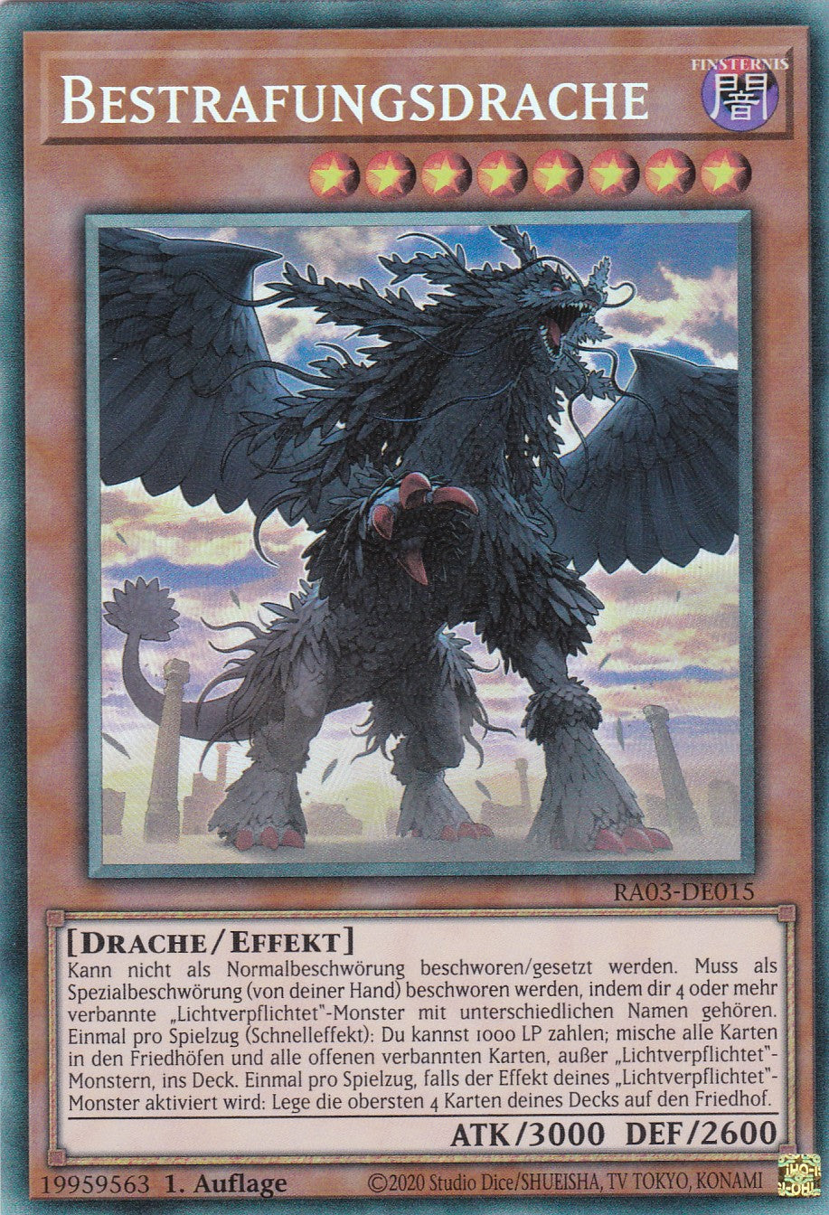 Bestrafungsdrache - RA03-DE015 - Collector Rare - Deutsch - 1. Auflage - Quarter Century Bonanza