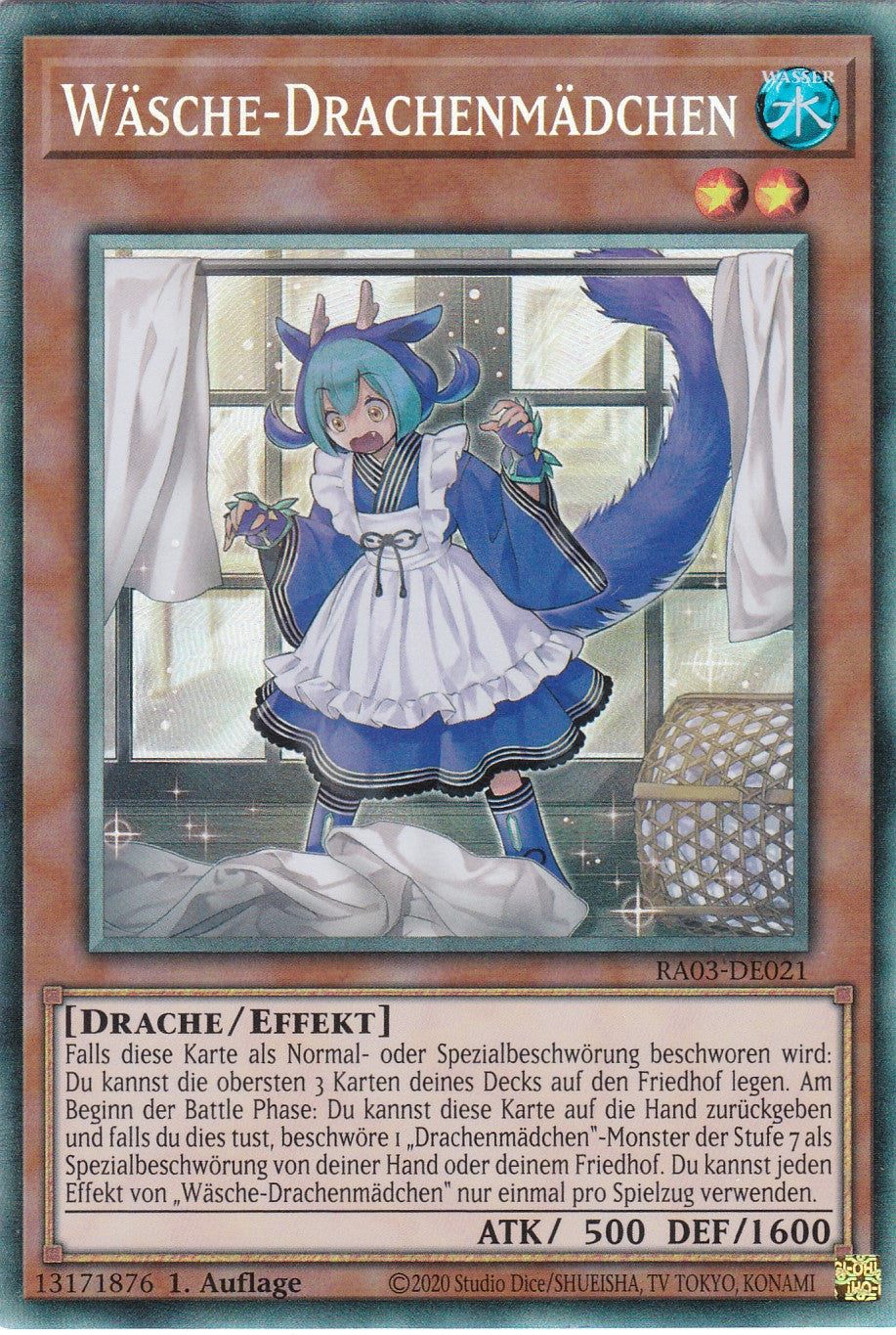 Wäsche-Drachenmädchen - RA03-DE021 - Collector Rare - Deutsch - 1. Auflage - Quarter Century Bonanza