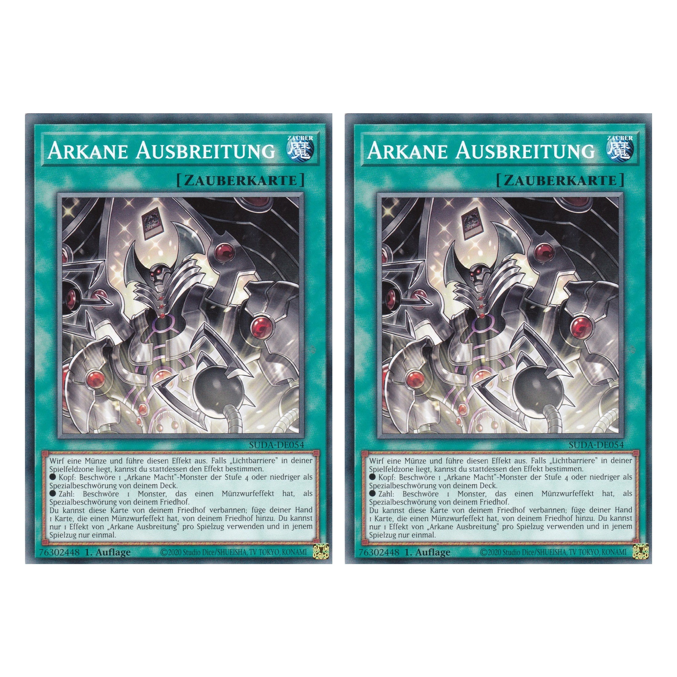 Arkane Ausbereitung - SUDA-DE054 - Common - Deutsch - 1. Auflage - Supreme Darkness - Duo Set (2 Stück) - Yu-Gi-Oh!