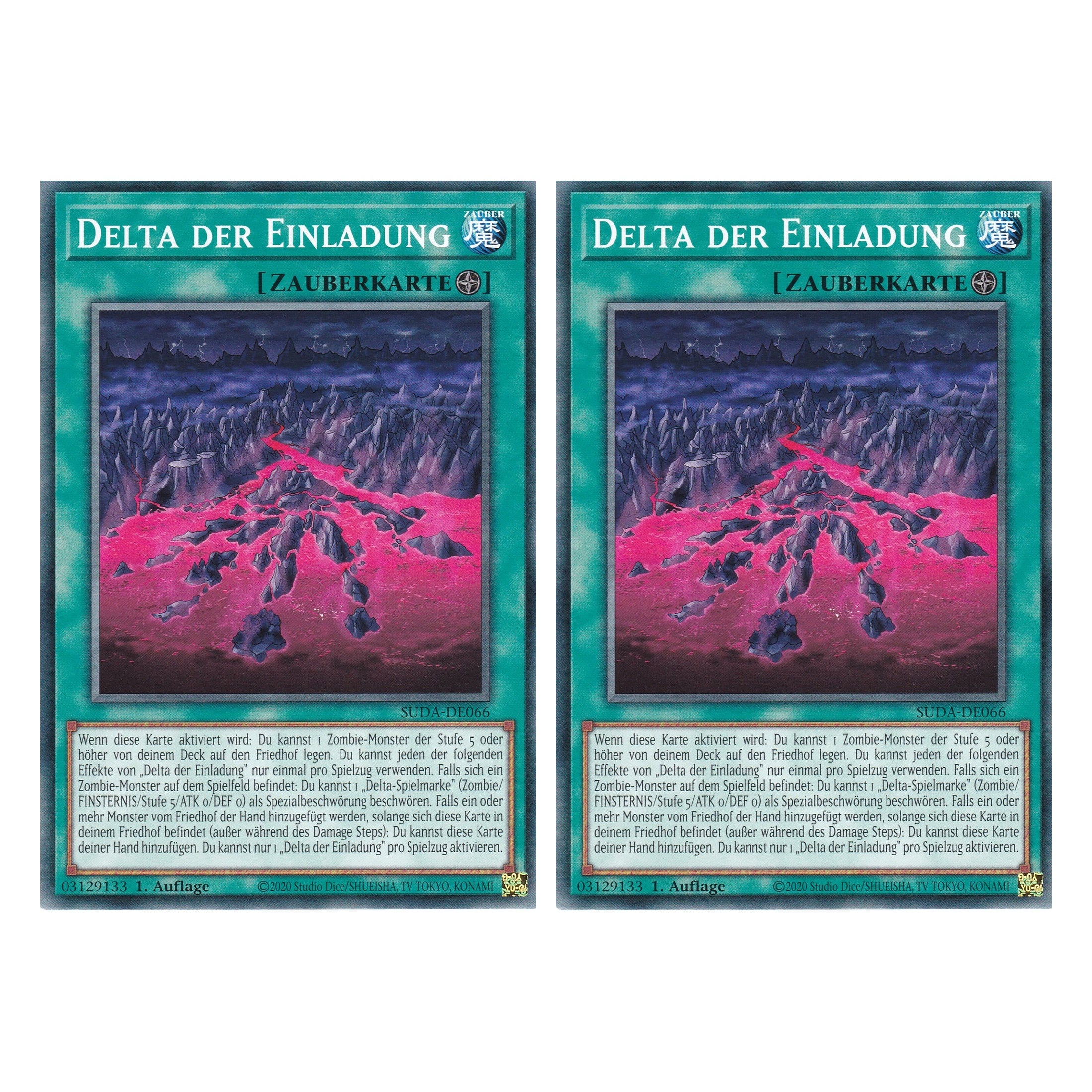 Delta der Einladung - SUDA-DE066 - Common - Deutsch - 1. Auflage - Supreme Darkness - Duo Set (2 Stück) - Yu-Gi-Oh!