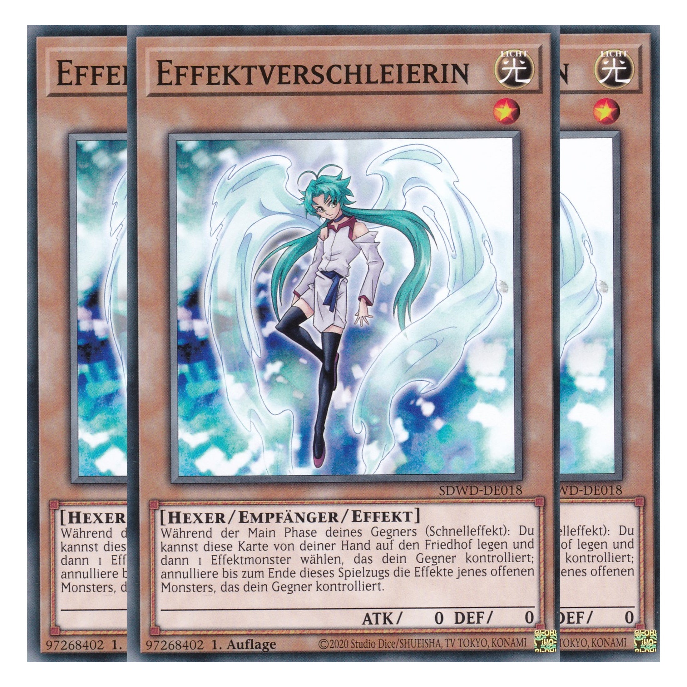 Effektverschleierin - SDWD-DE018 - Common - Deutsch - 1. Auflage - Structure Deck: Blue Eyes White Destiny - Playset (3 Kopien) - Yu-Gi-Oh!