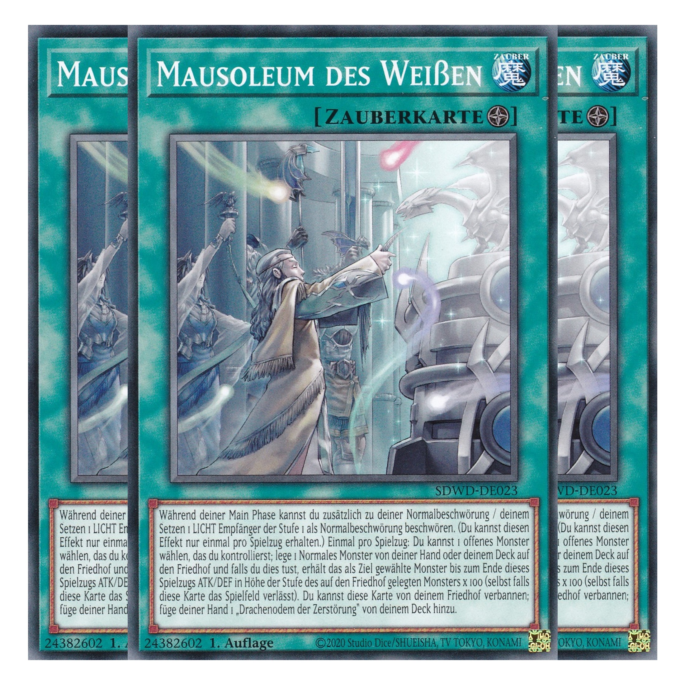 Mausoleum des Weißen - SDWD-DE023 - Common - Deutsch - 1. Auflage - Structure Deck: Blue Eyes White Destiny - Playset (3 Kopien) - Yu-Gi-Oh!