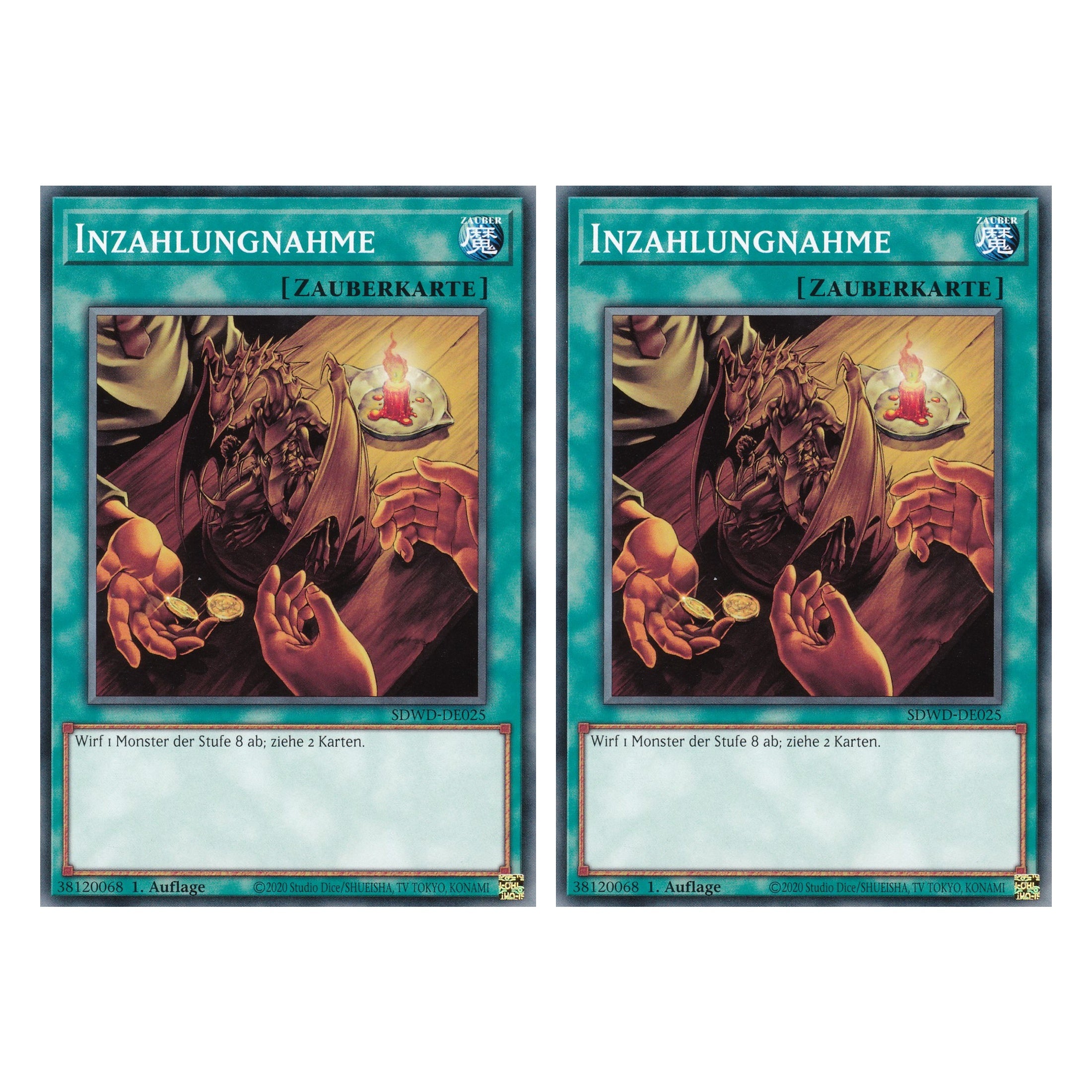Inzahlungnahme - SDWD-DE025 - Common - Deutsch - 1. Auflage - Structure Deck: Blue Eyes White Destiny - Duo Set (2 Stück) - Yu-Gi-Oh!