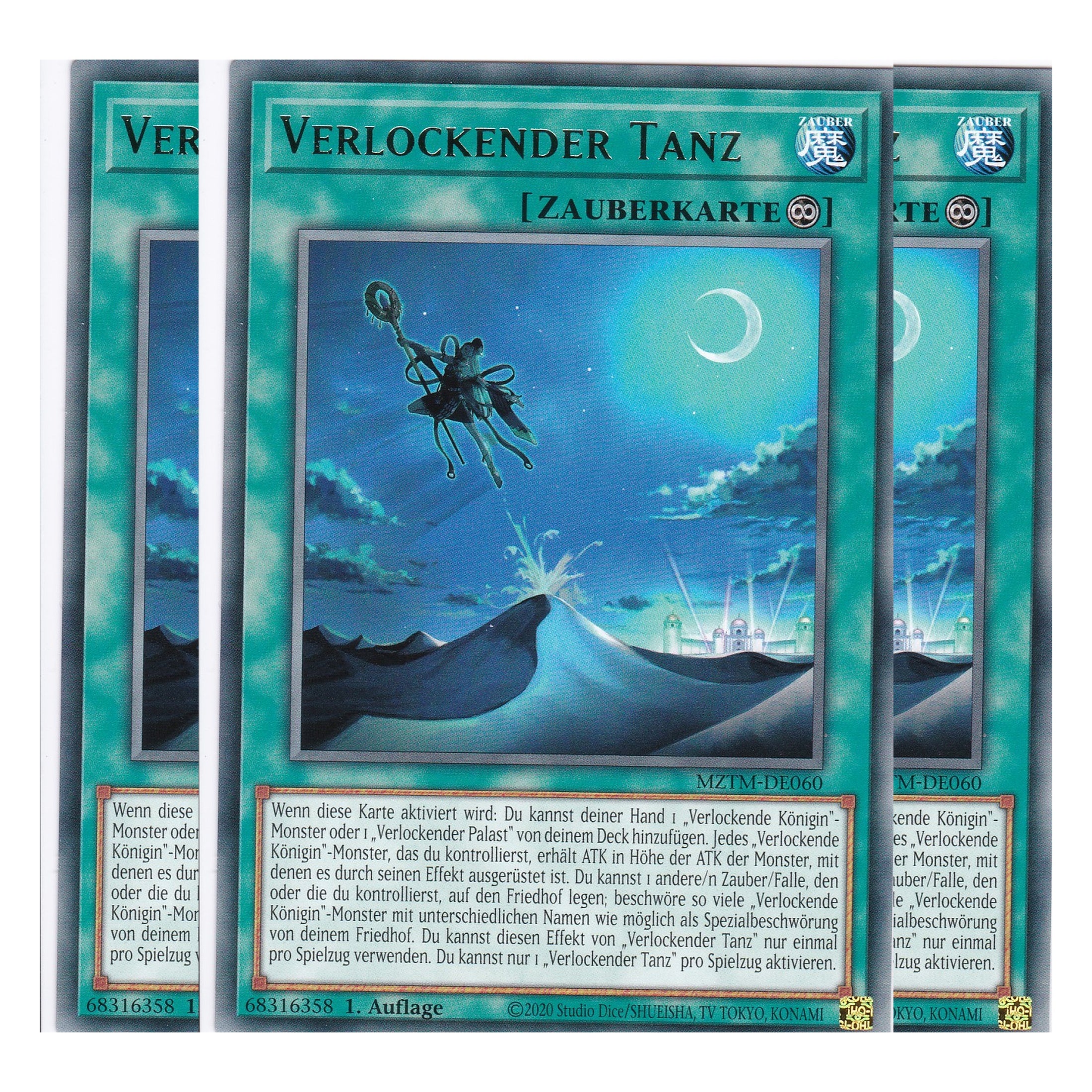 Verlockender Tanz - MZTM-DE060 - Rare - Deutsch - 1. Auflage - Maze of the Master - Playset (3 Kopien) - Yu-Gi-Oh!