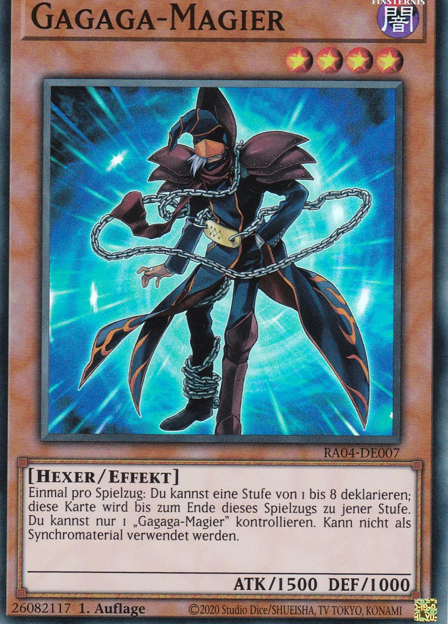 Gagaga-Magier - RA04-DE007 - Super Rare - Deutsch - 1. Auflage - Quarter Century Stampede